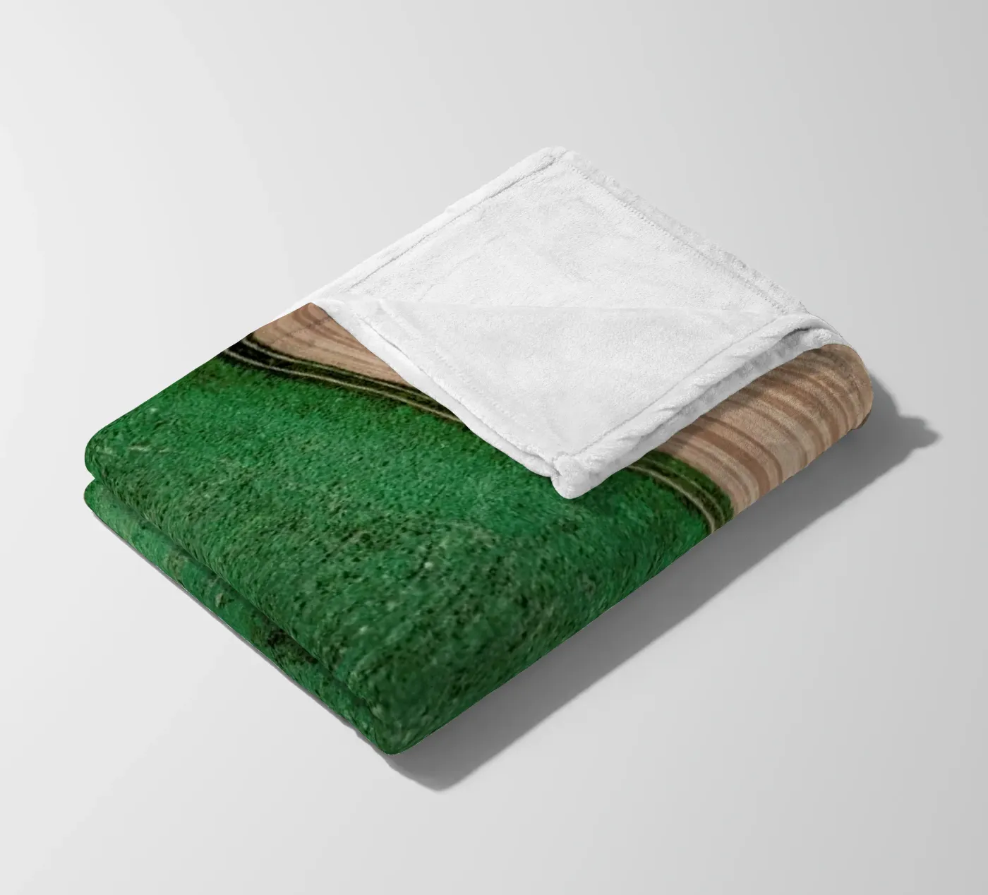 Natural Pattern fleece blanket by Sebastian Hilgetag