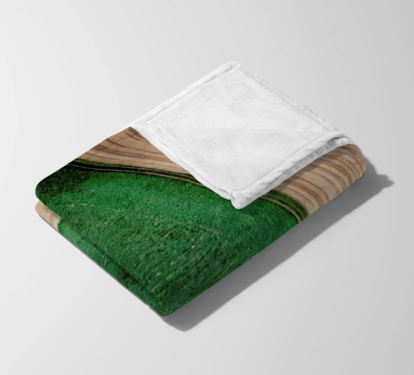 Natural Pattern fleece blanket by Sebastian Hilgetag