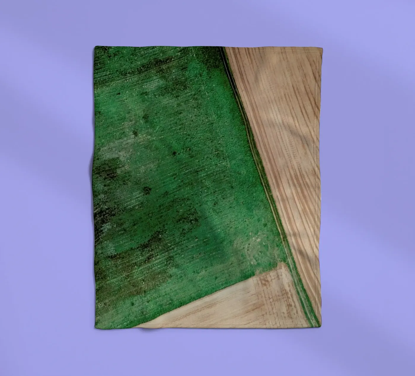 Natural Pattern fleece blanket by Sebastian Hilgetag