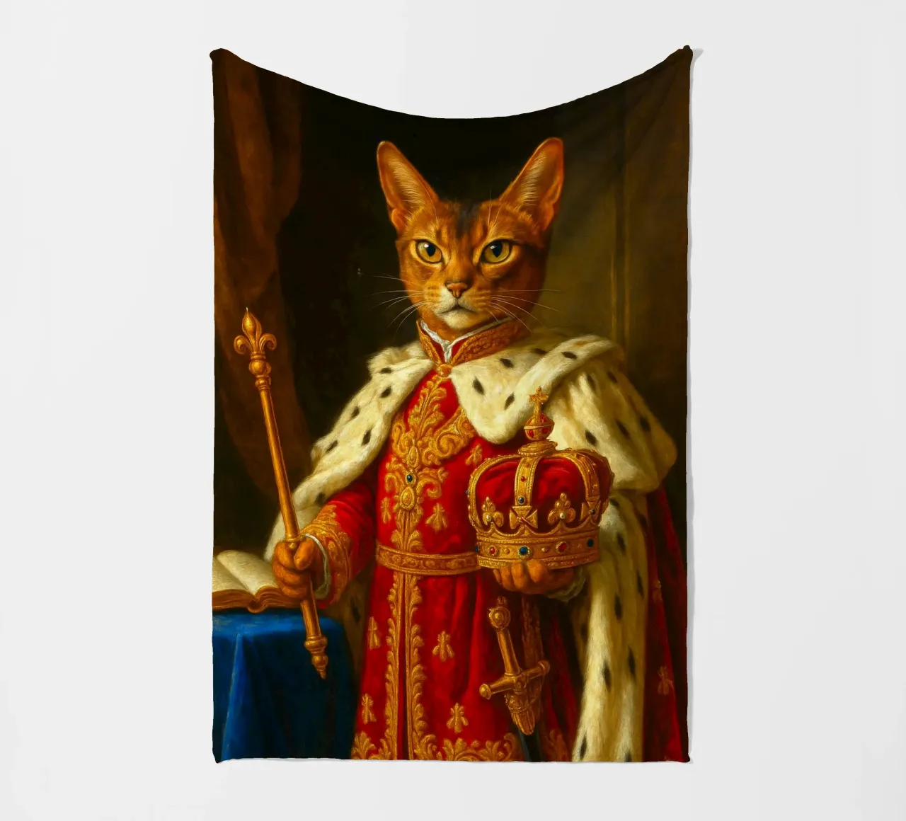 Napoleon Cat coperta in pile da Fleur de Lys