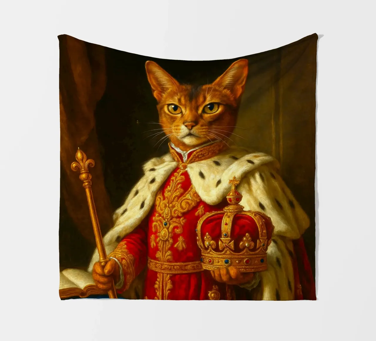 Napoleon Cat coperta in pile da Fleur de Lys