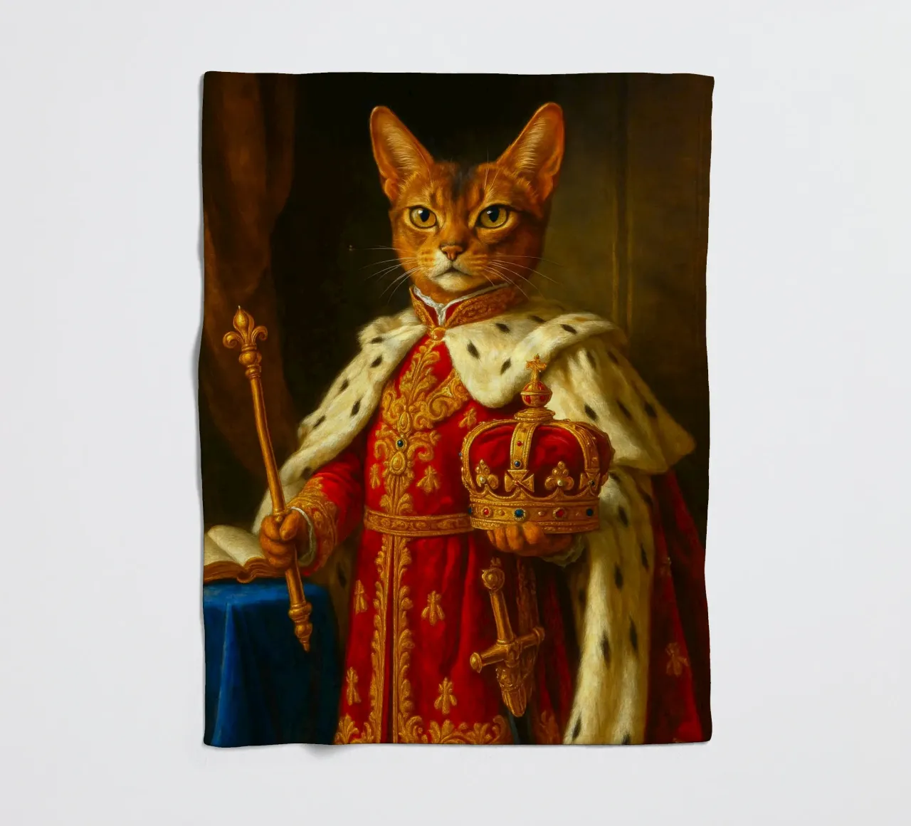 Napoleon Cat coperta in pile da Fleur de Lys