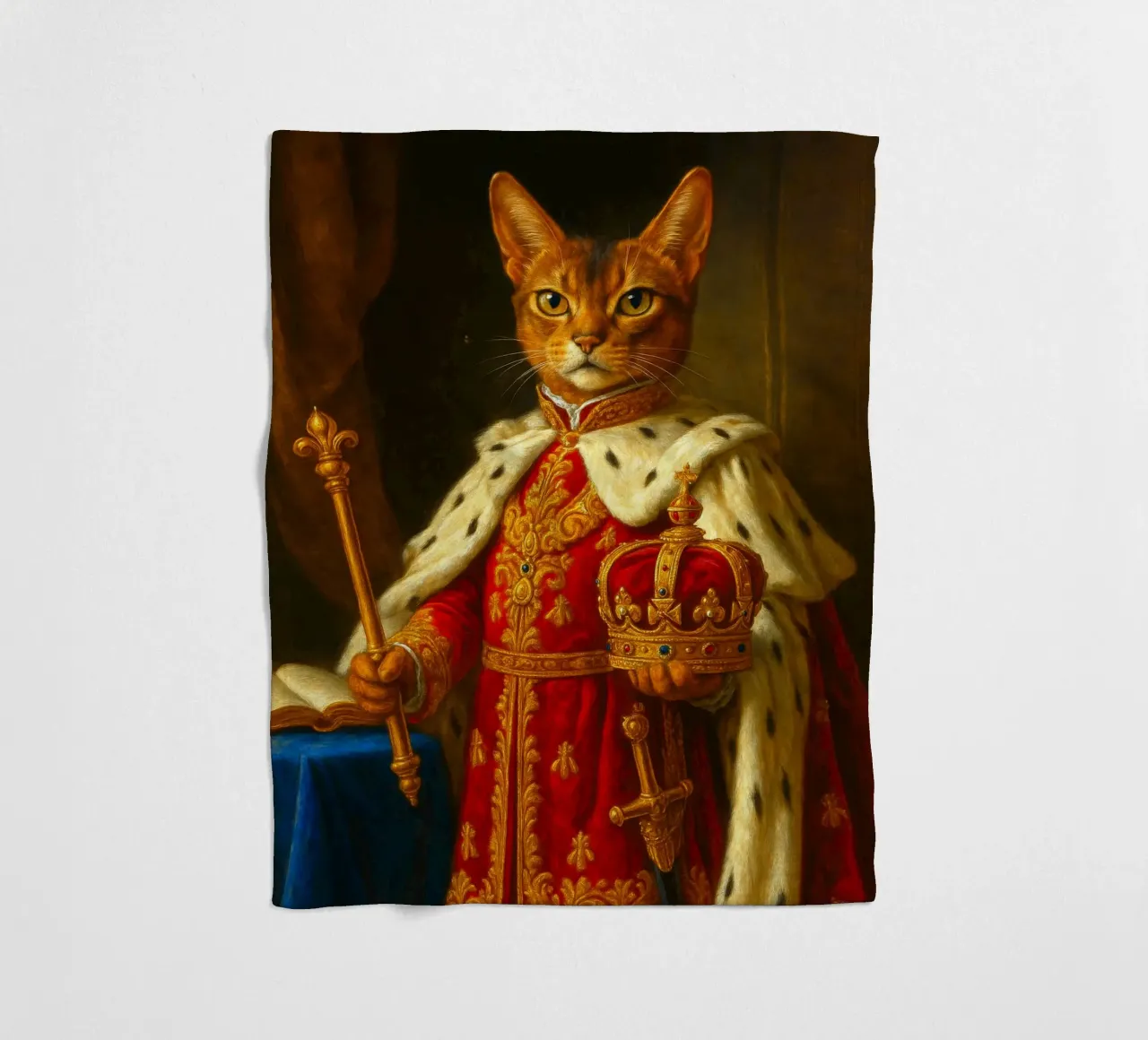 Napoleon Cat coperta in pile da Fleur de Lys