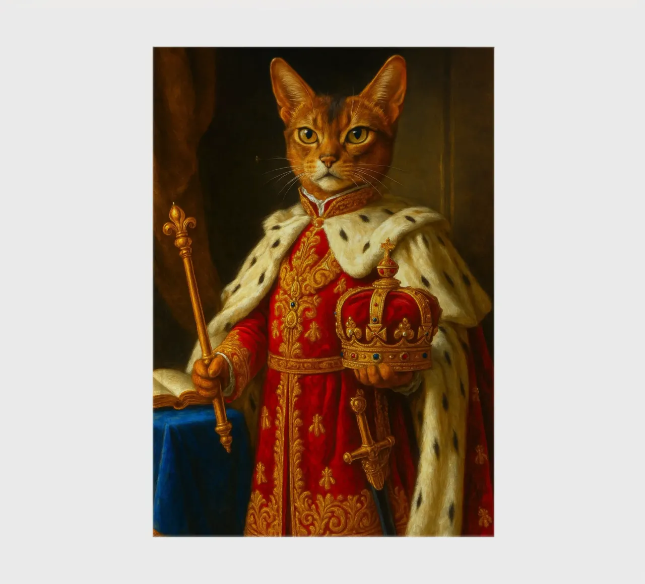Napoleon Cat notebook by Fleur de Lys