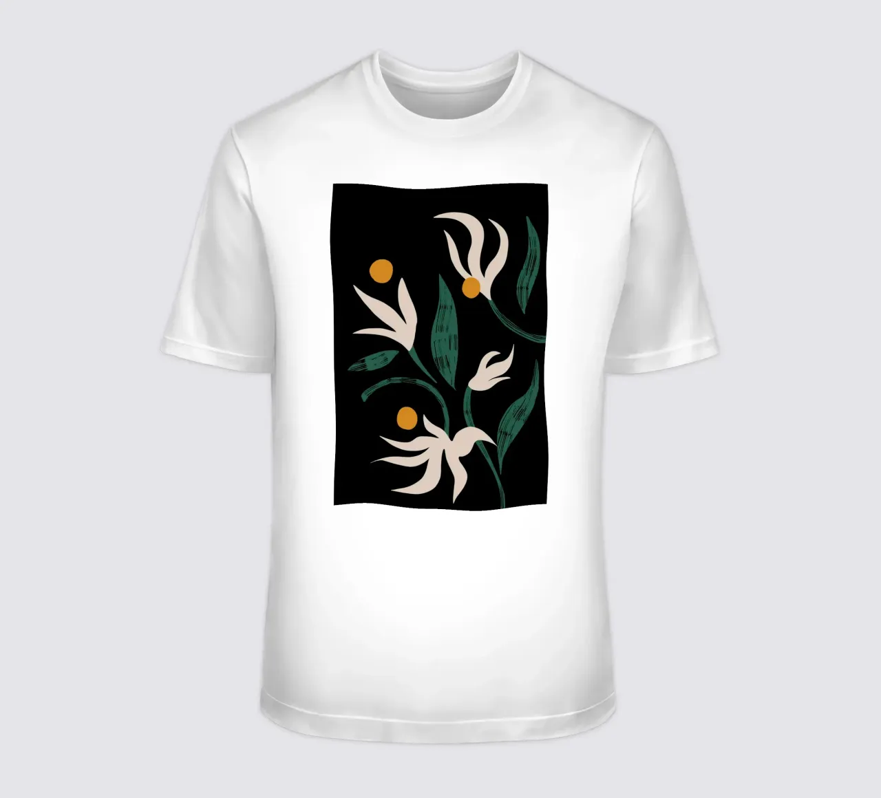 Abstract Flower t-shirt da Arty Guava
