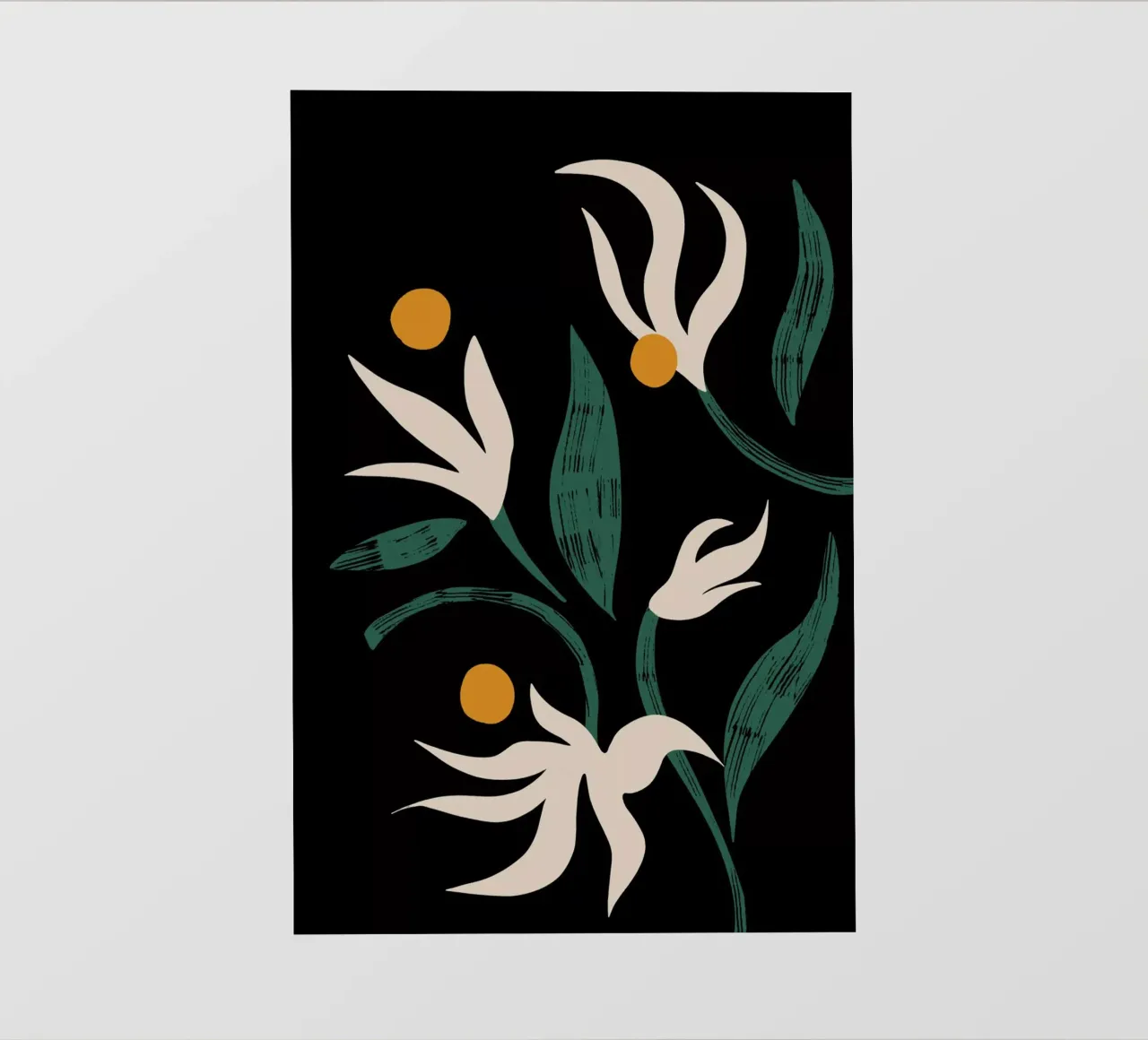 Abstract Flower pellicola backlit da Arty Guava