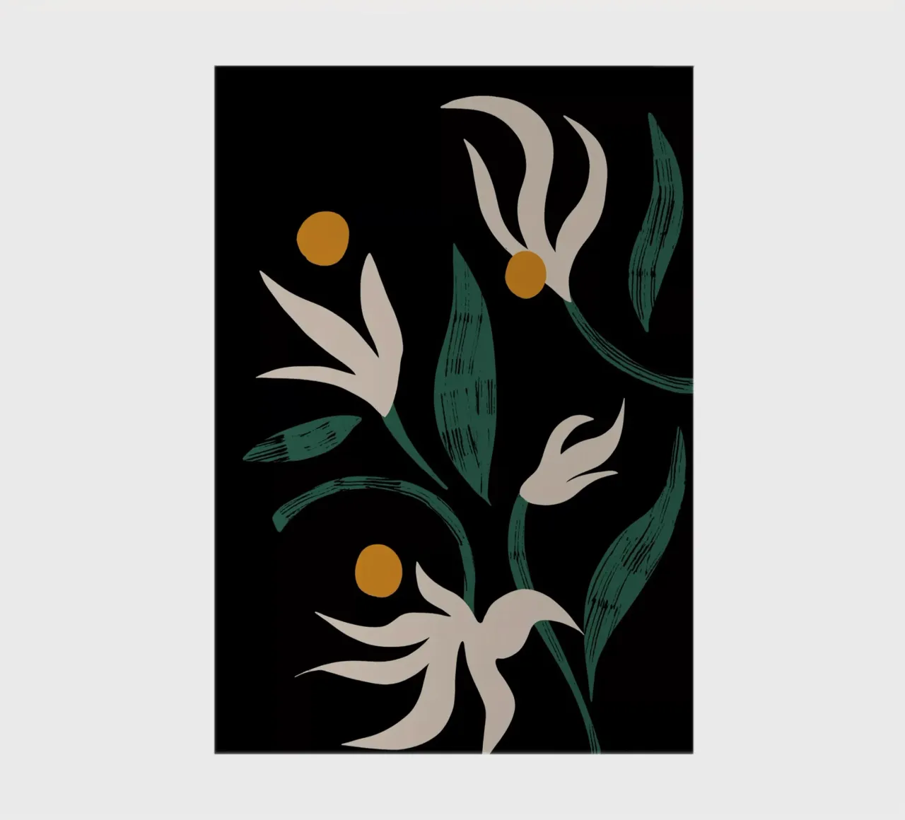 Abstract Flower notebook by Arty Guava