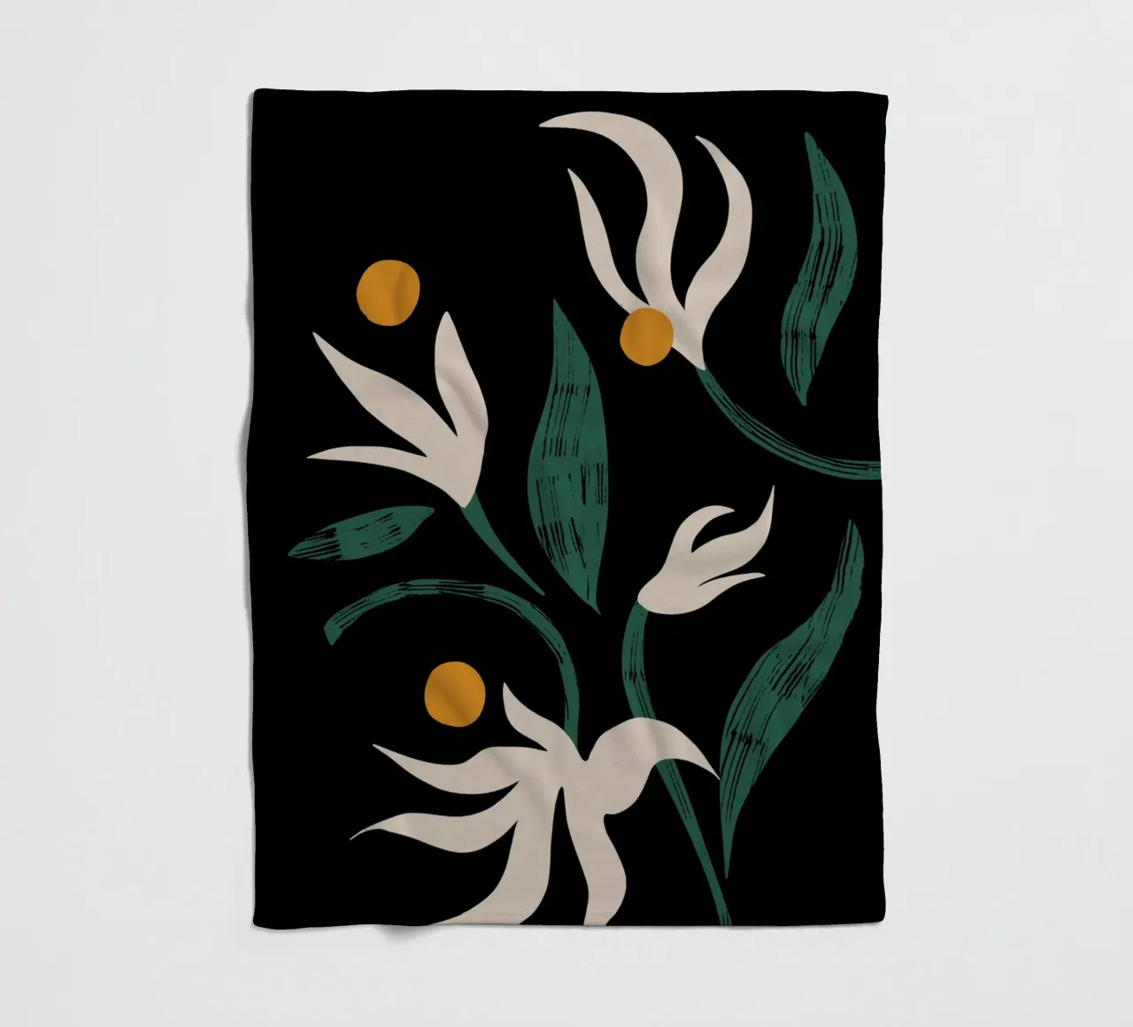Abstract Flower coperta in pile da Arty Guava