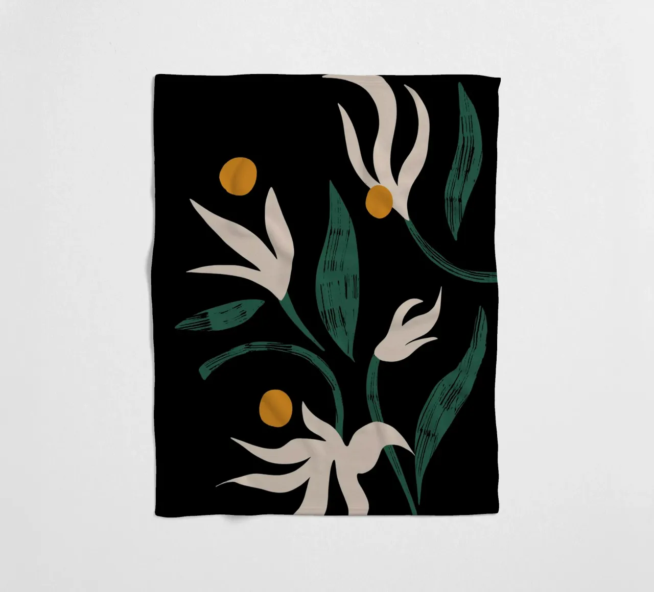 Abstract Flower coperta in pile da Arty Guava