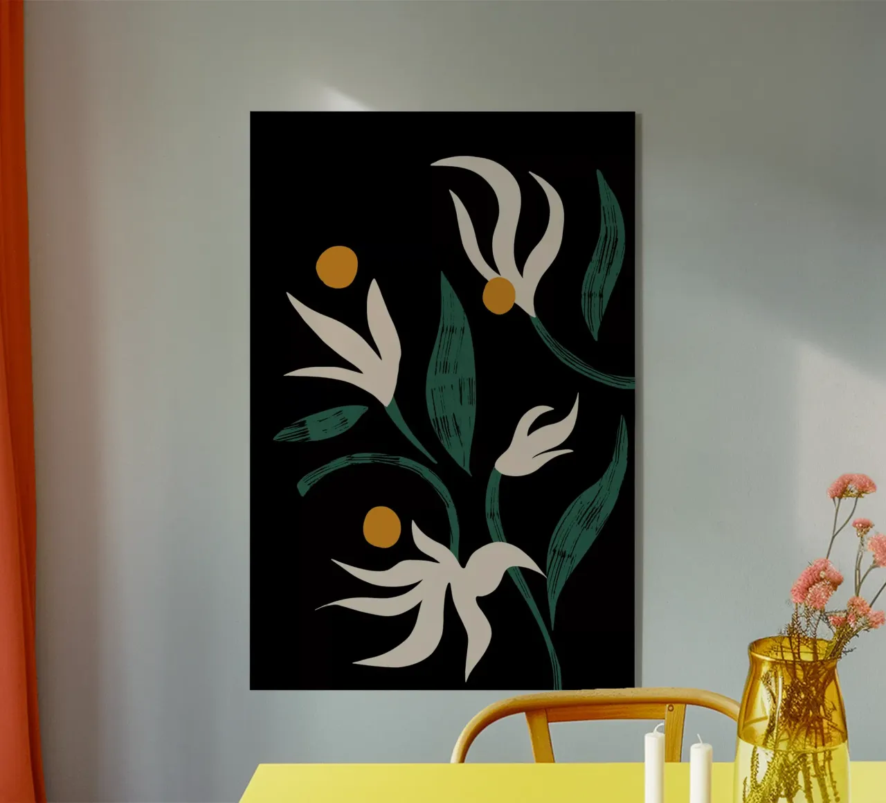 Abstract Flower plexiglass da Arty Guava