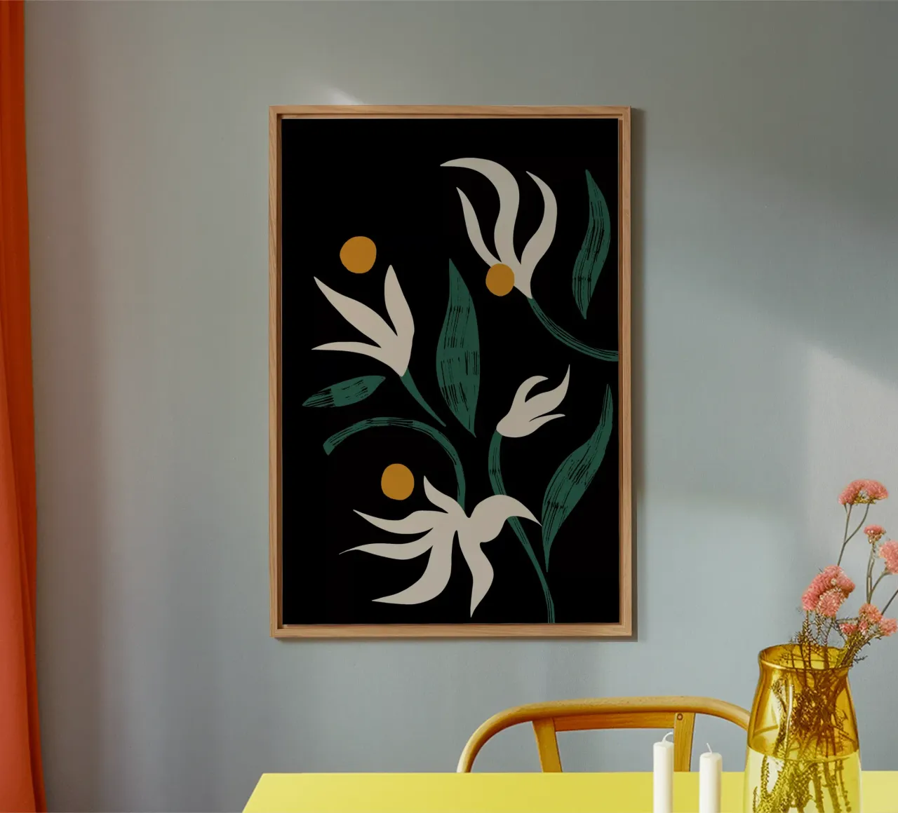 Abstract Flower alluminio dibond da Arty Guava