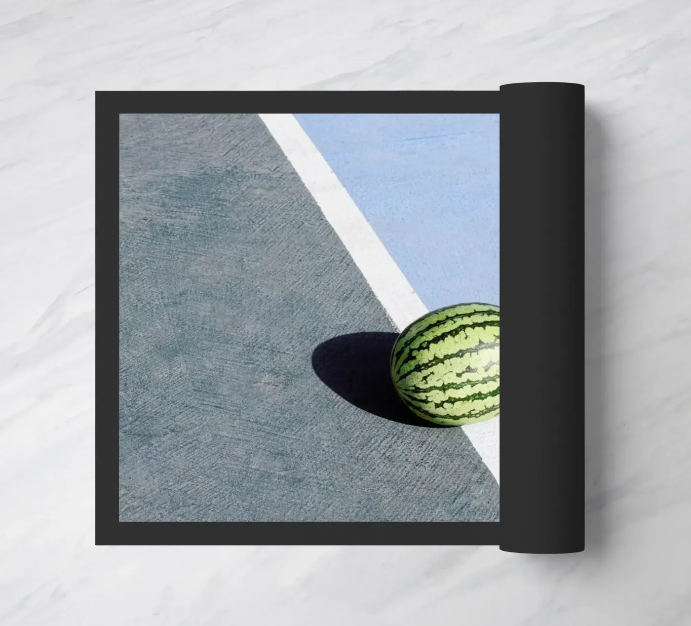 Athletic Watermelon doormat by George Griefy