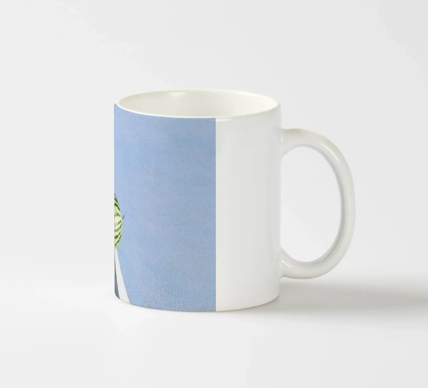 Athletic Watermelon ceramic mug by George Griefy