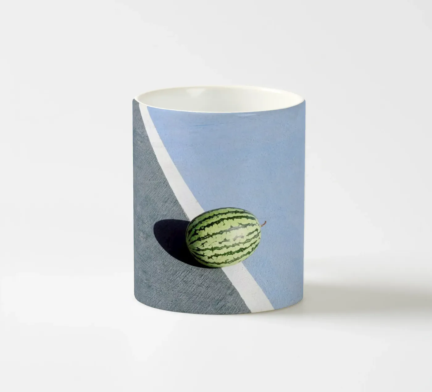 Athletic Watermelon ceramic mug by George Griefy