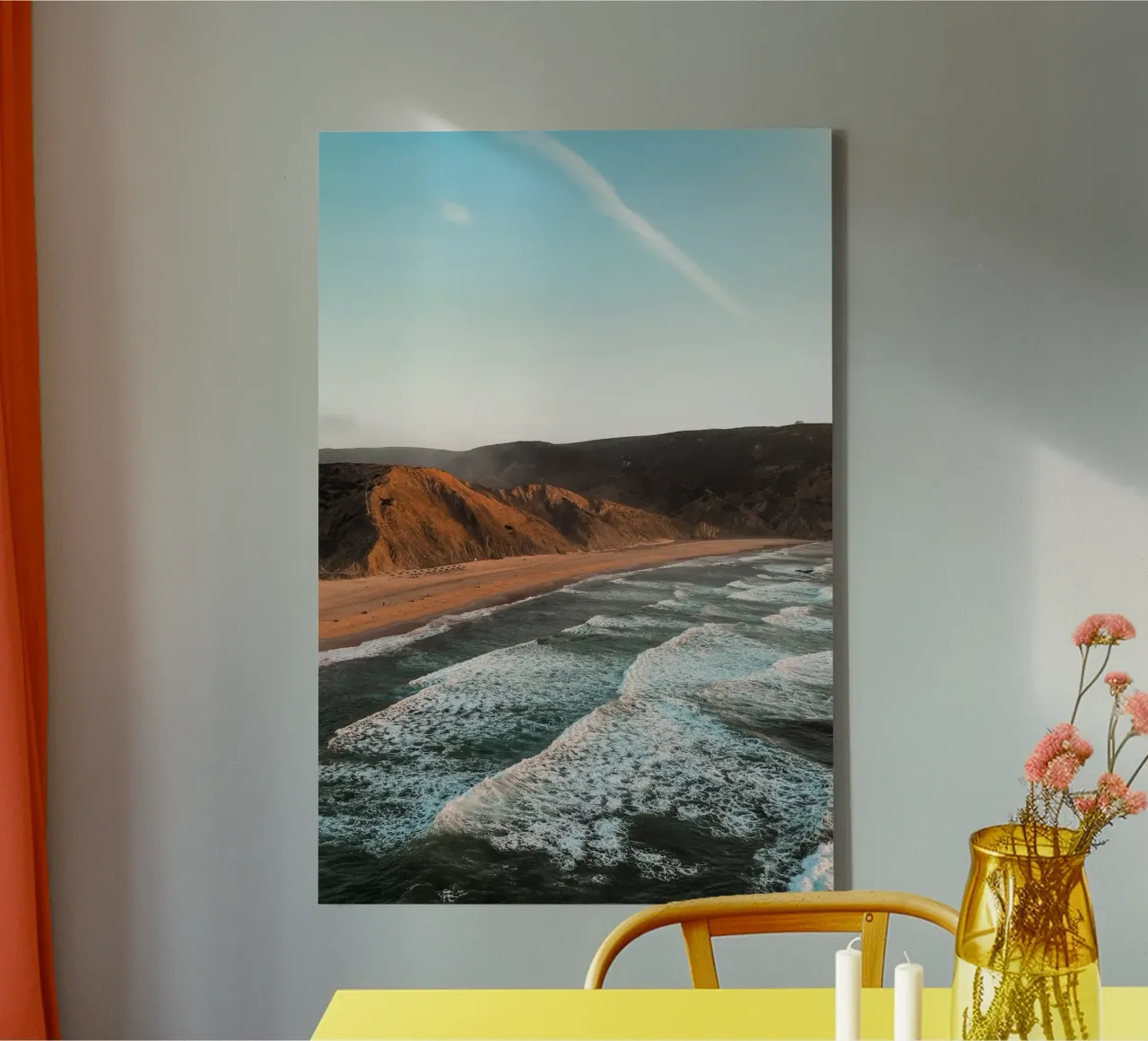 Algarve Coastline – I tela con Cornice a cassetta da Thilo Grøsch