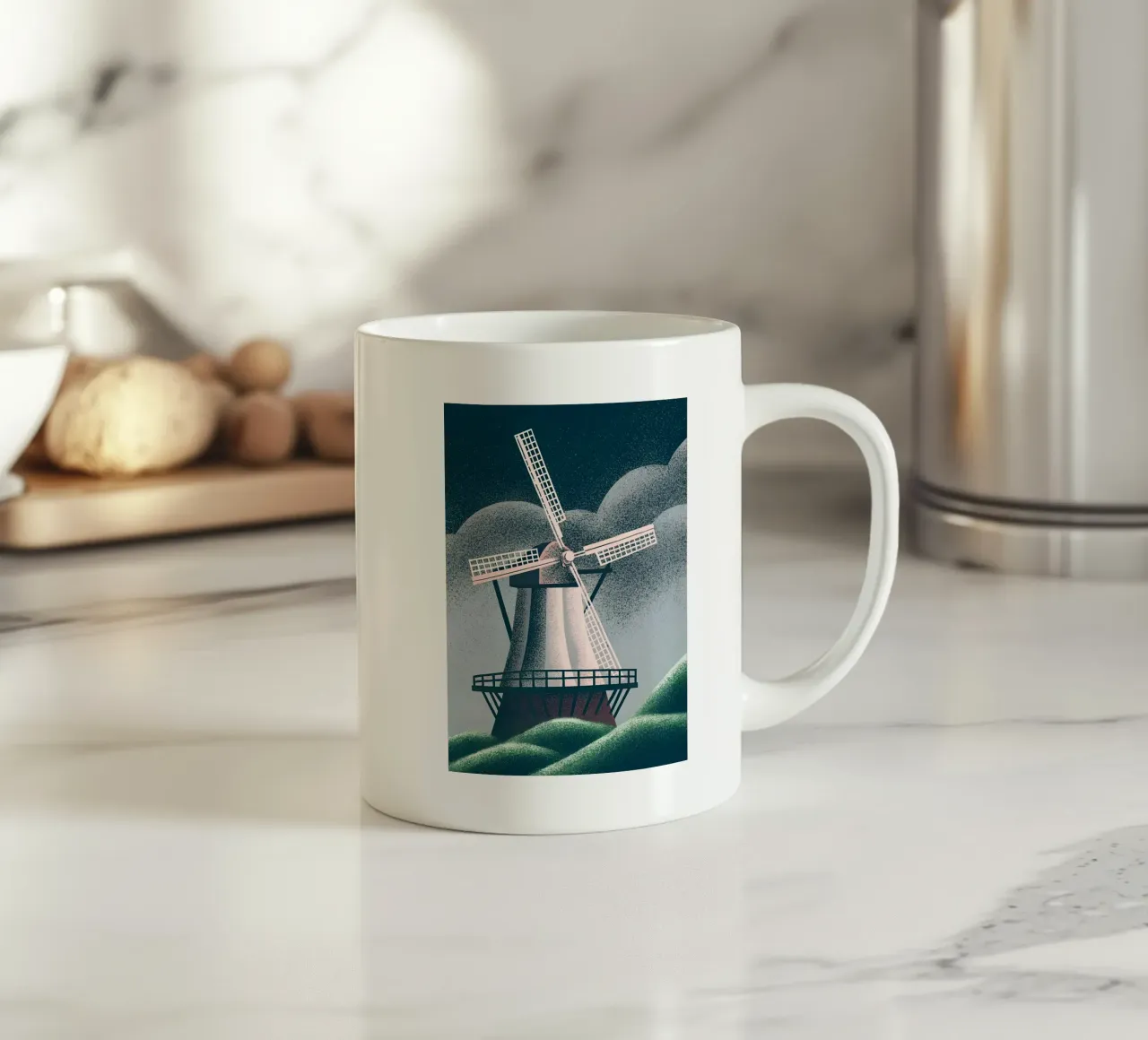 Mulino a vento olandese tazza in ceramica da SOUL SHOP