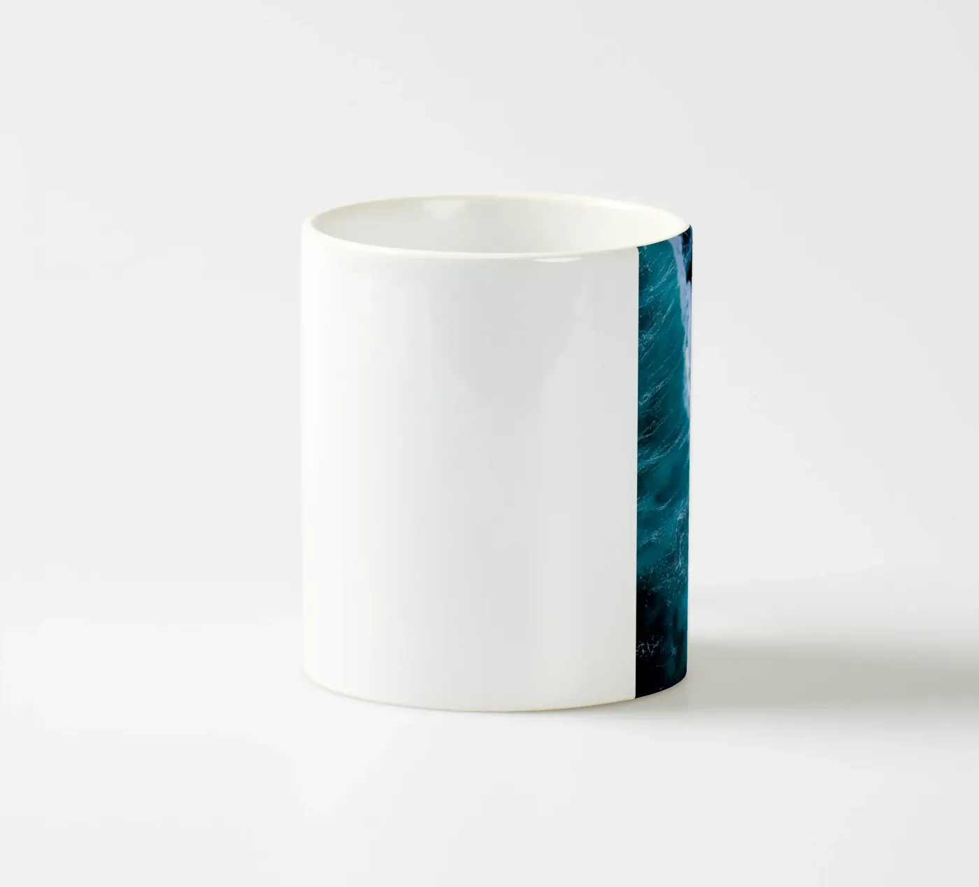Waves ceramic mug by Thilo Grøsch