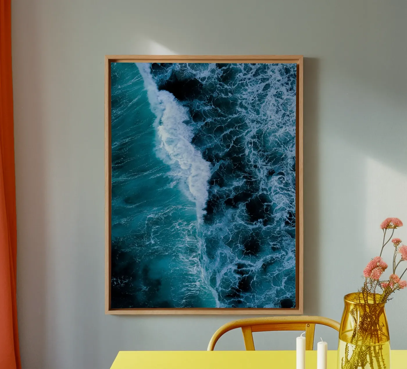 Waves canvas by Thilo Grøsch