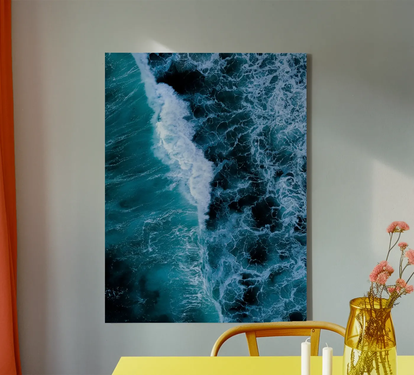 Waves canvas by Thilo Grøsch