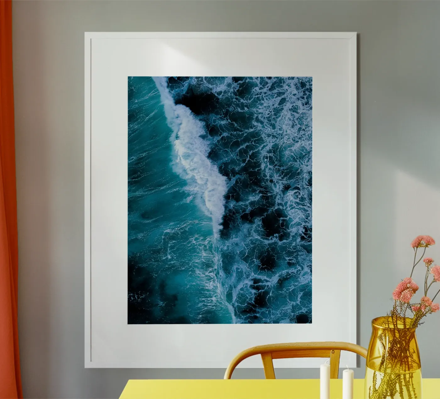 Waves poster by Thilo Grøsch