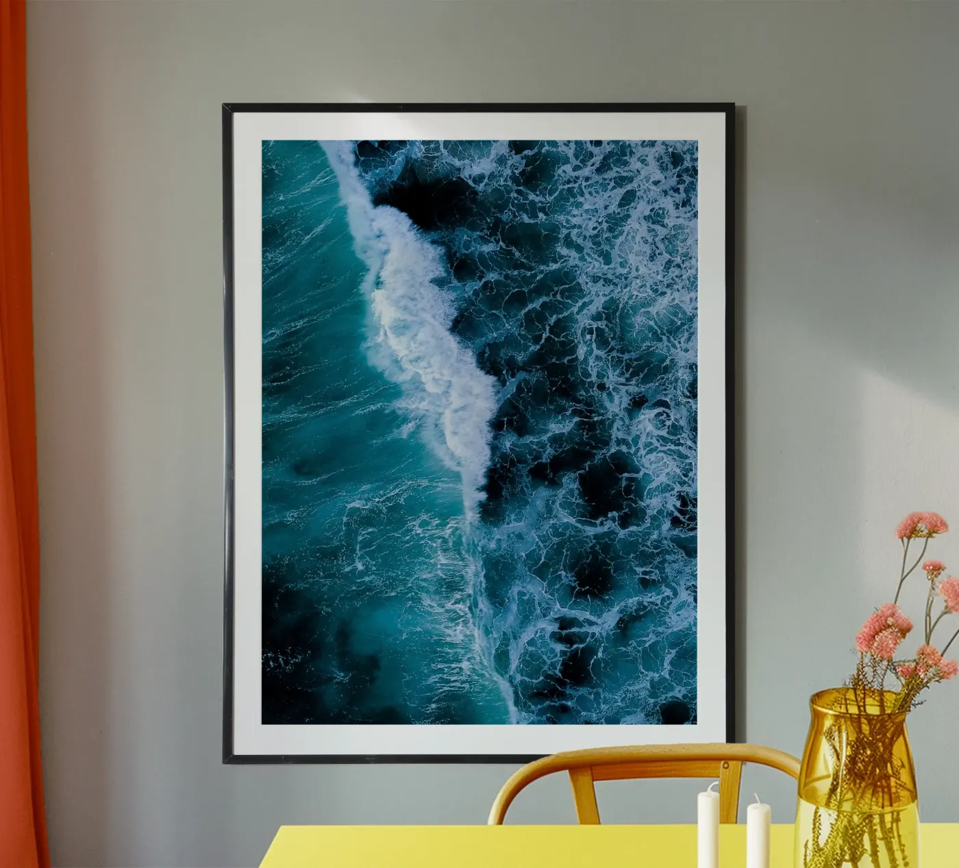 Waves poster by Thilo Grøsch