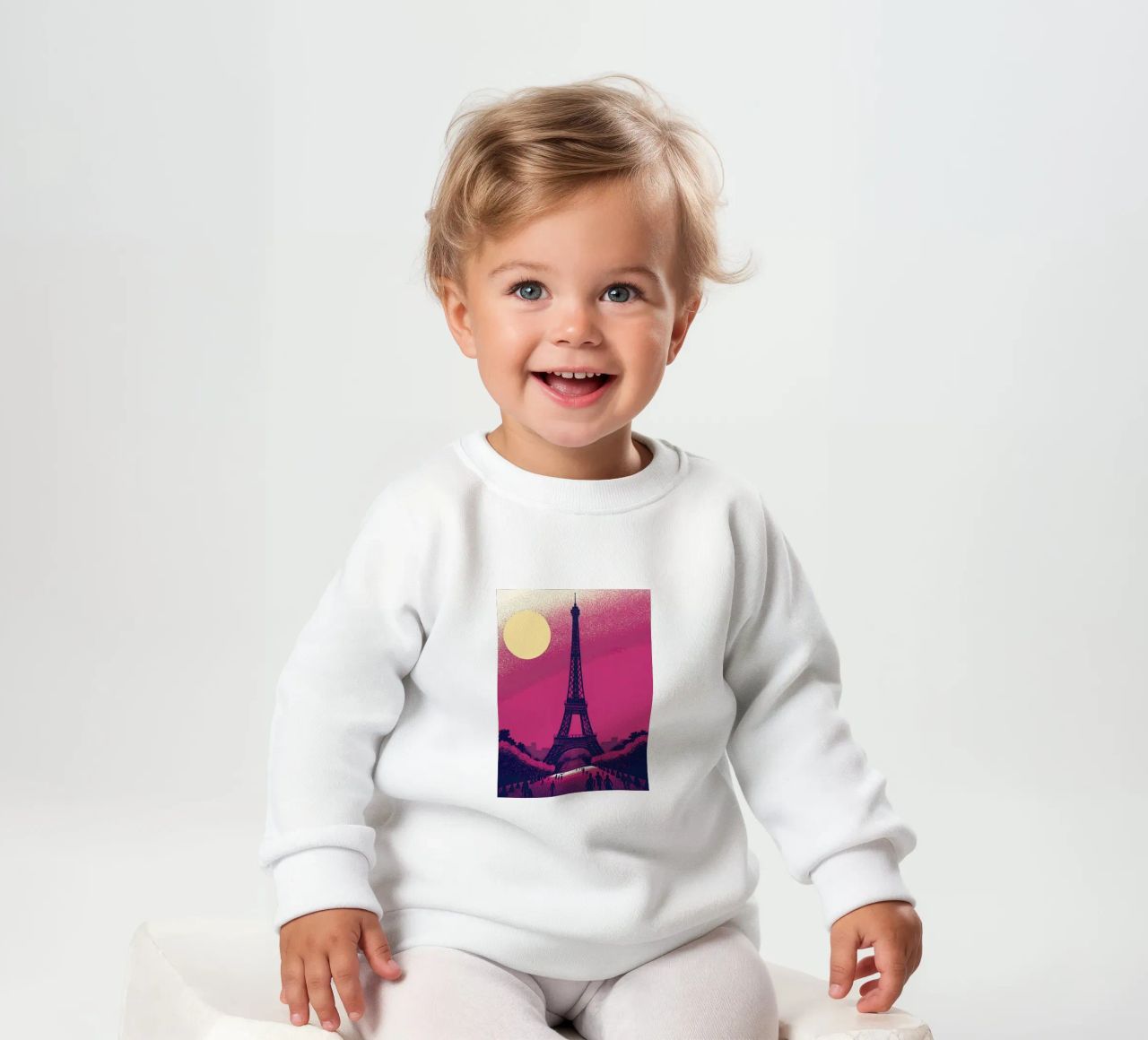 Eiffel Tower felpa neonato da SOUL SHOP