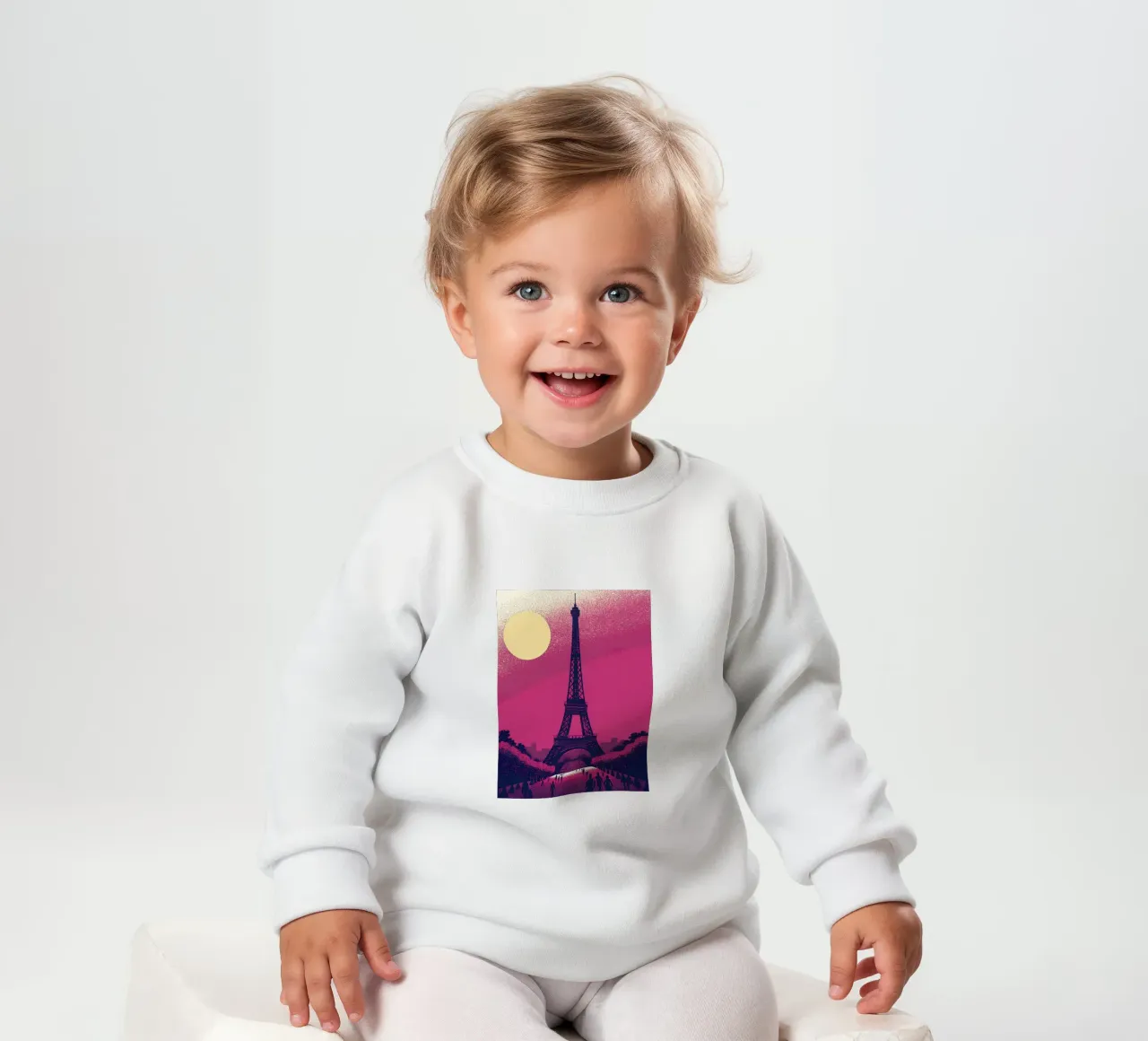 Eiffel Tower felpa neonato da SOUL SHOP