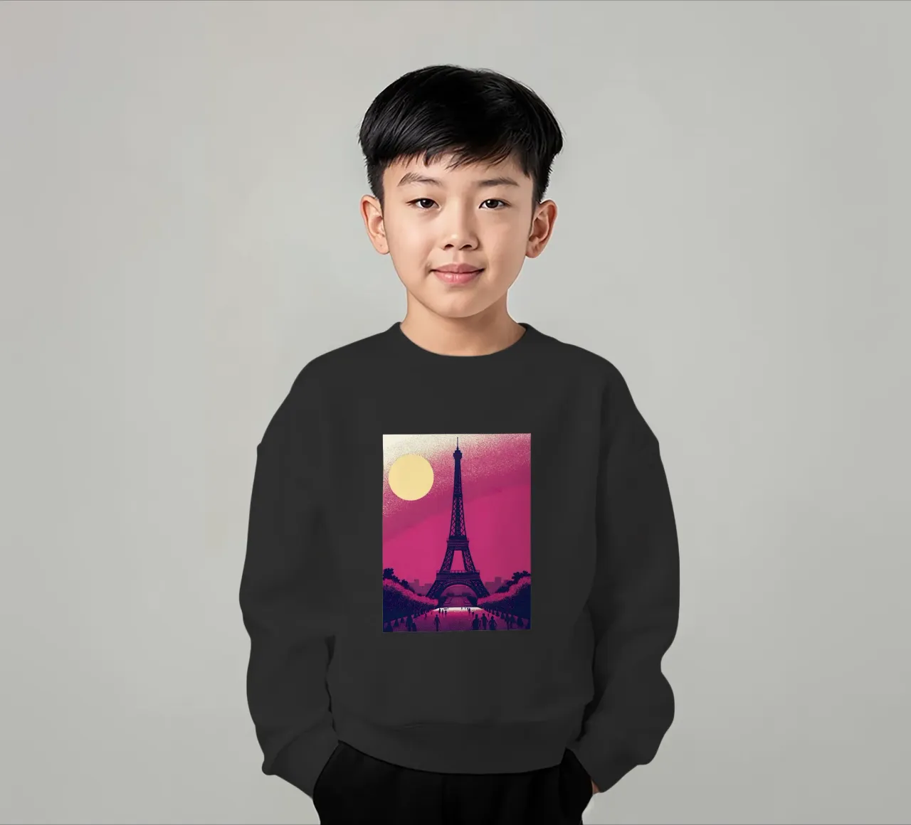 Eiffel Tower felpa bambino da SOUL SHOP