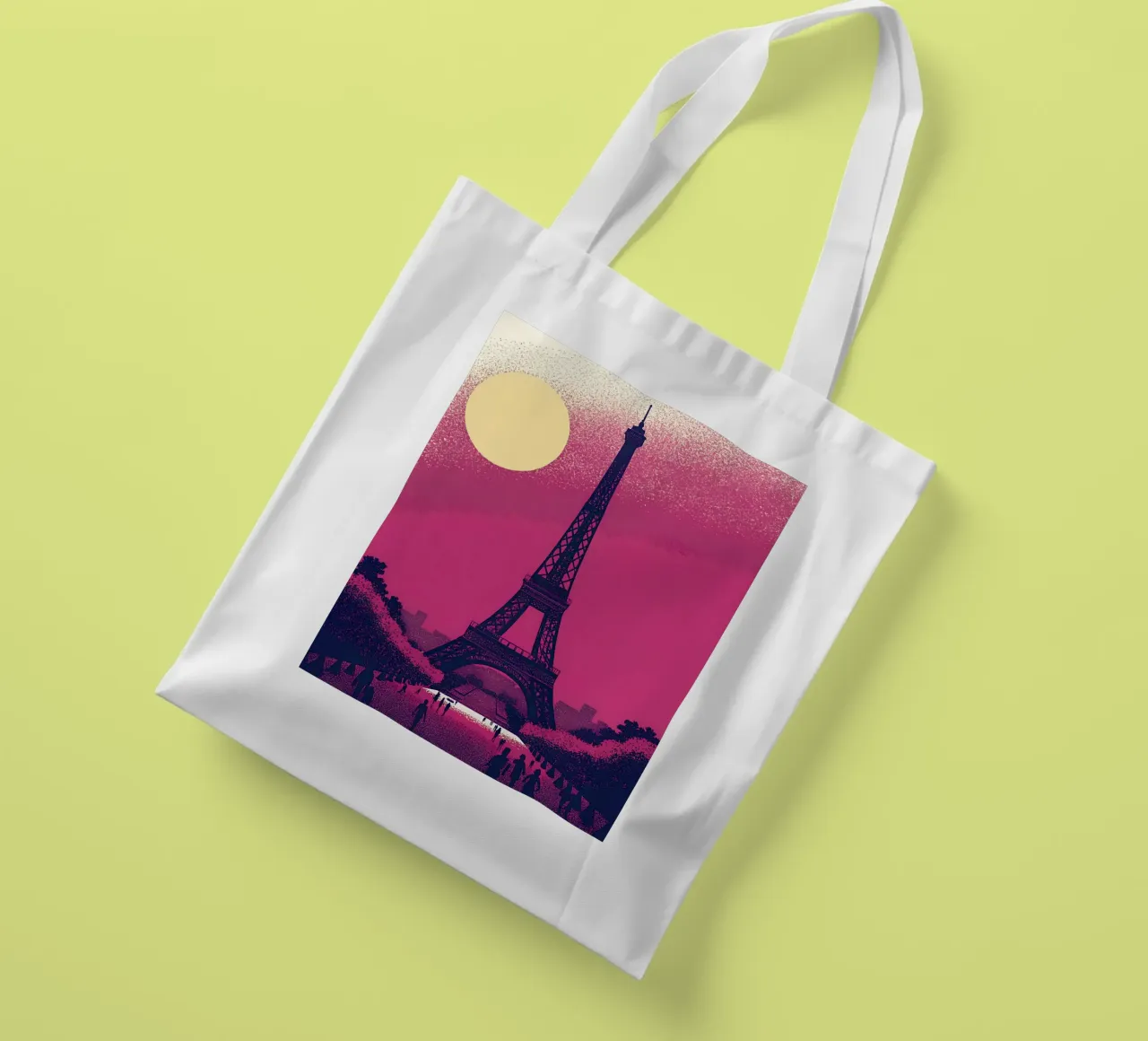 Eiffel Tower borsa in juta da SOUL SHOP