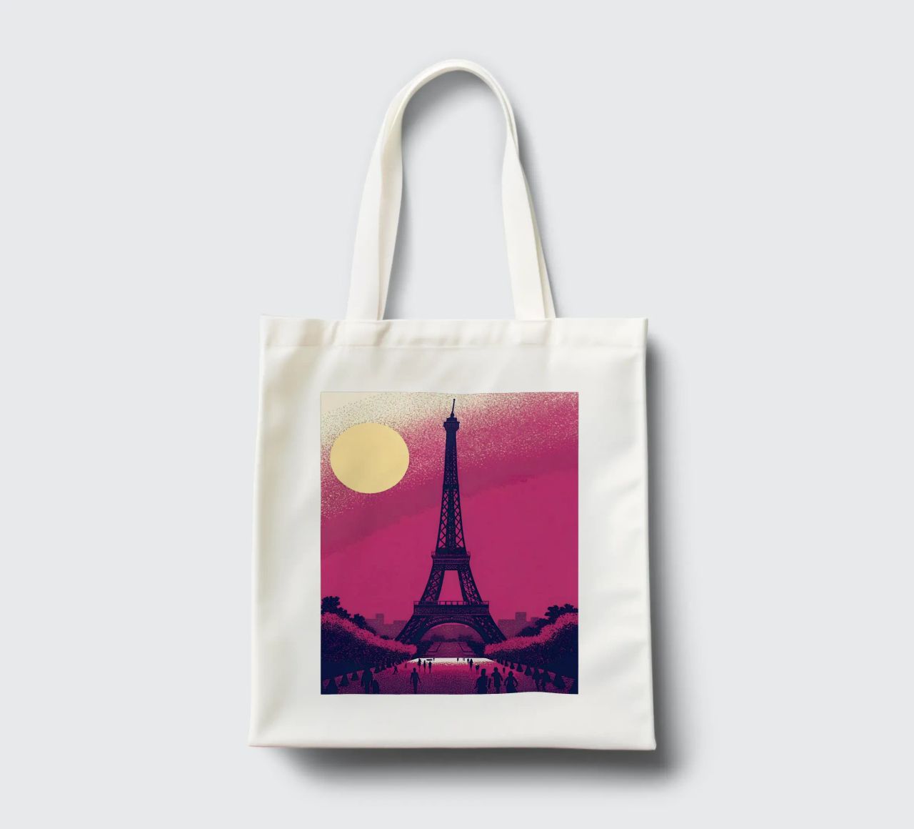 Eiffel Tower borsa in juta da SOUL SHOP