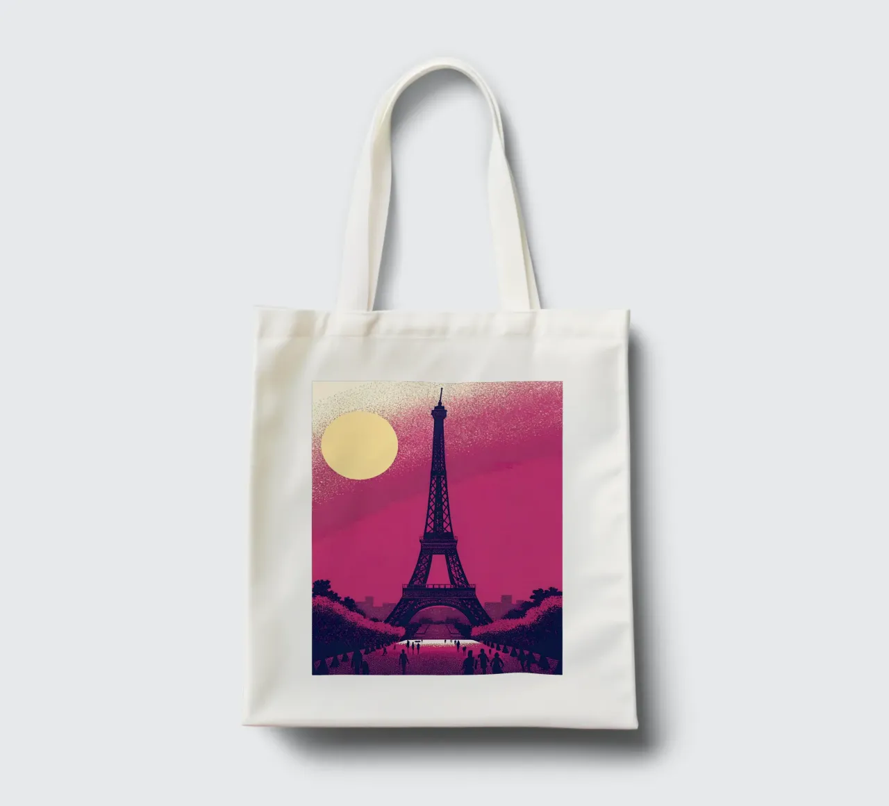 Eiffel Tower borsa in juta da SOUL SHOP