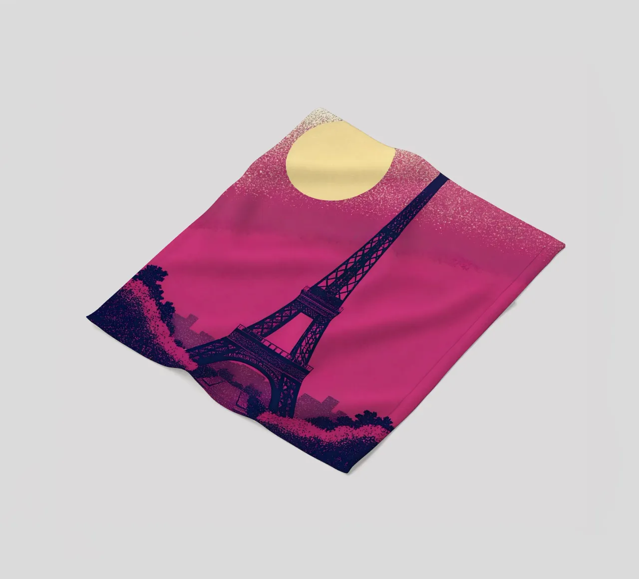 Eiffelturm Fleecedecke von SOUL SHOP