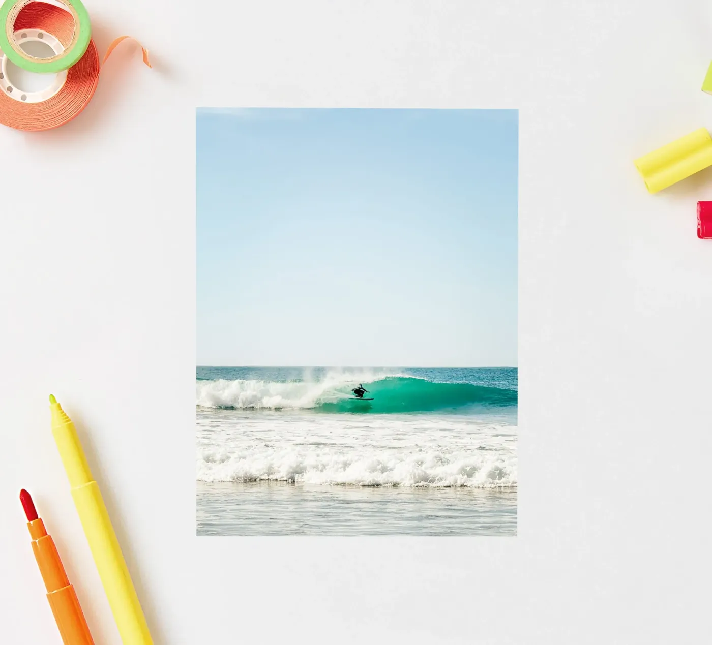 Surf it sticker by Thilo Grøsch