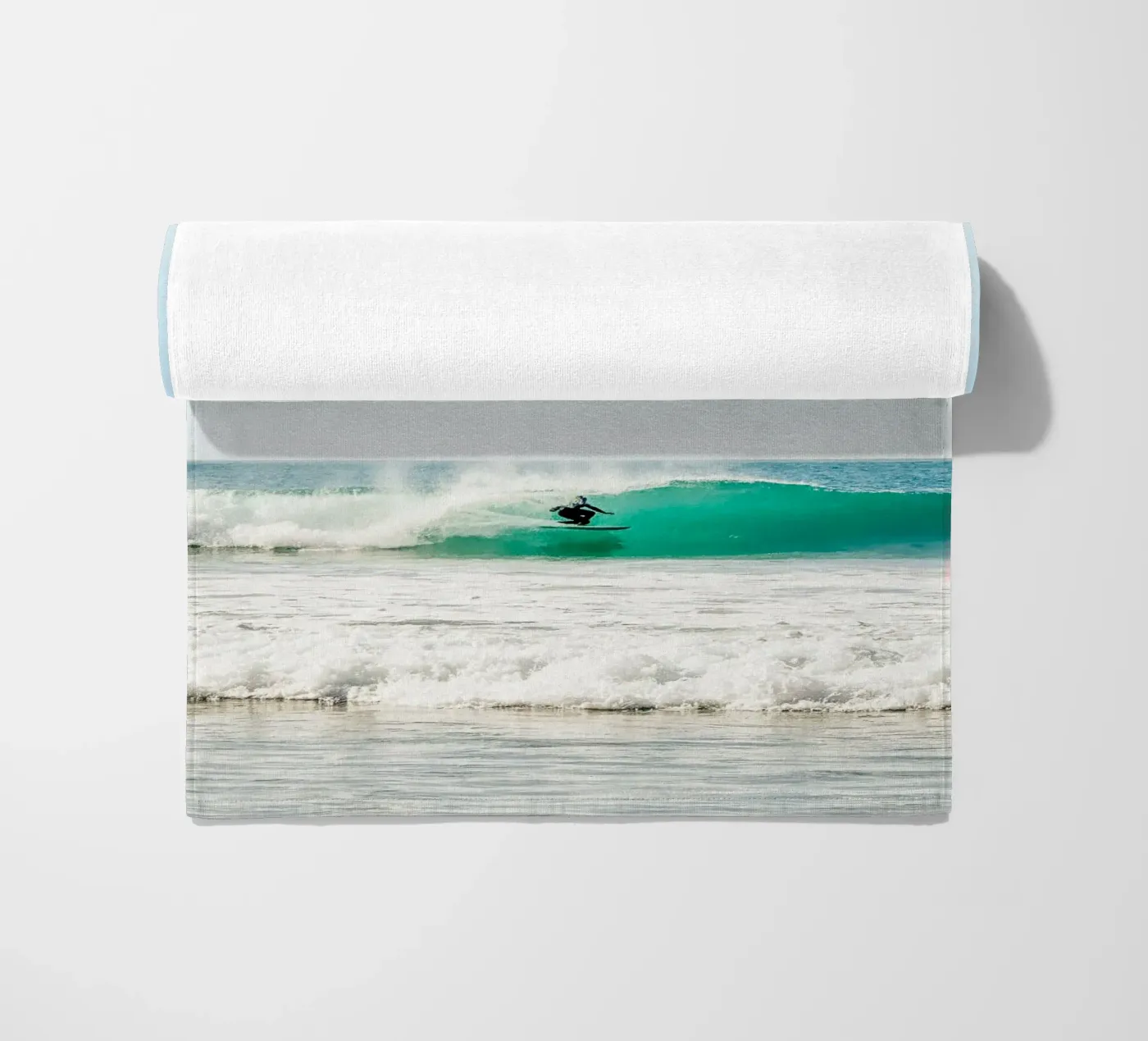 Surf it beach towel by Thilo Grøsch