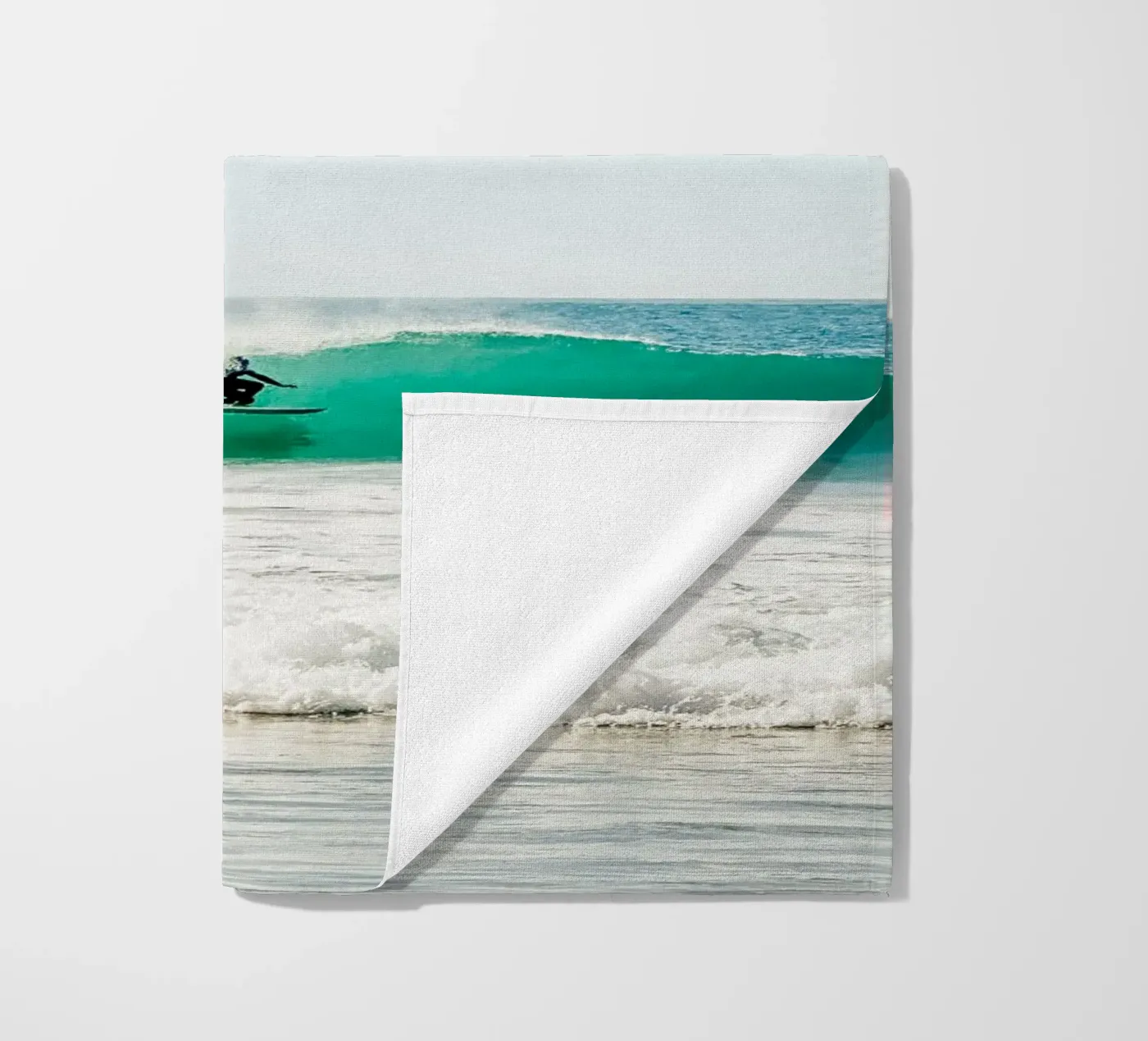 Surf it beach towel by Thilo Grøsch