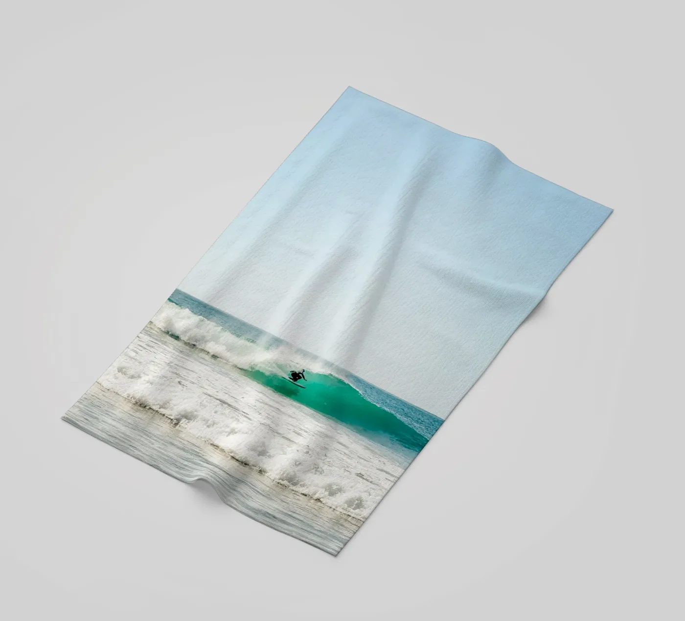 Surf it beach towel by Thilo Grøsch