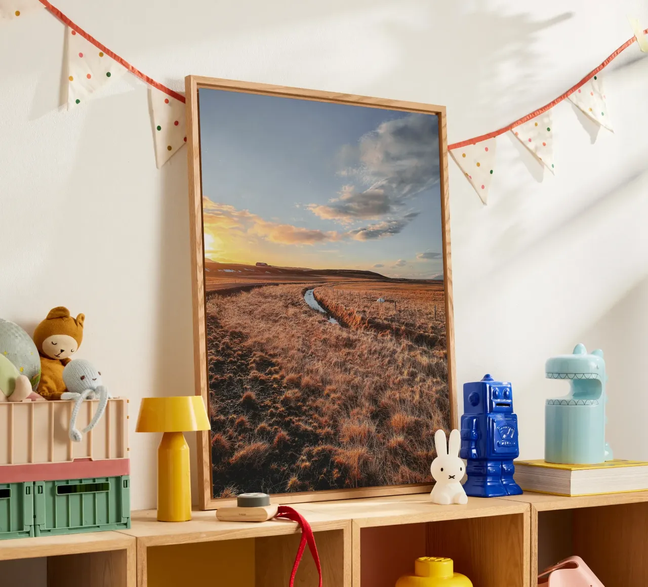 Golden Hour auf Island plexiglass da Thilo Grøsch