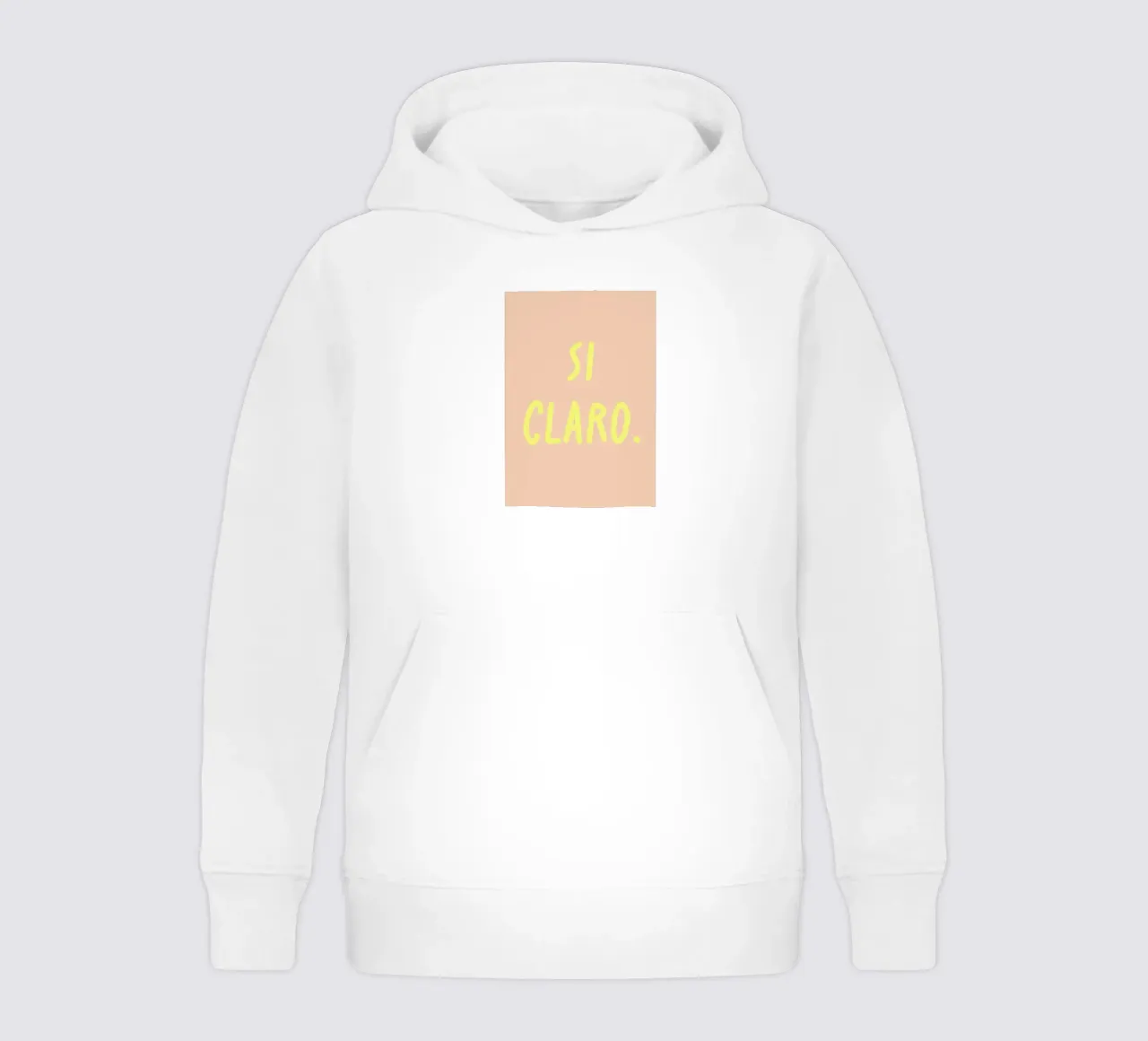 Si claro. felpa bambino con cappuccio da FRICKE DESIGN