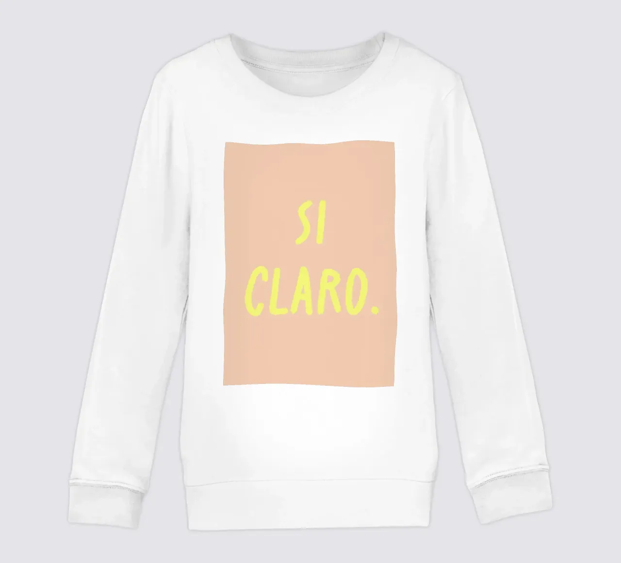Si claro. felpa bambino da FRICKE DESIGN