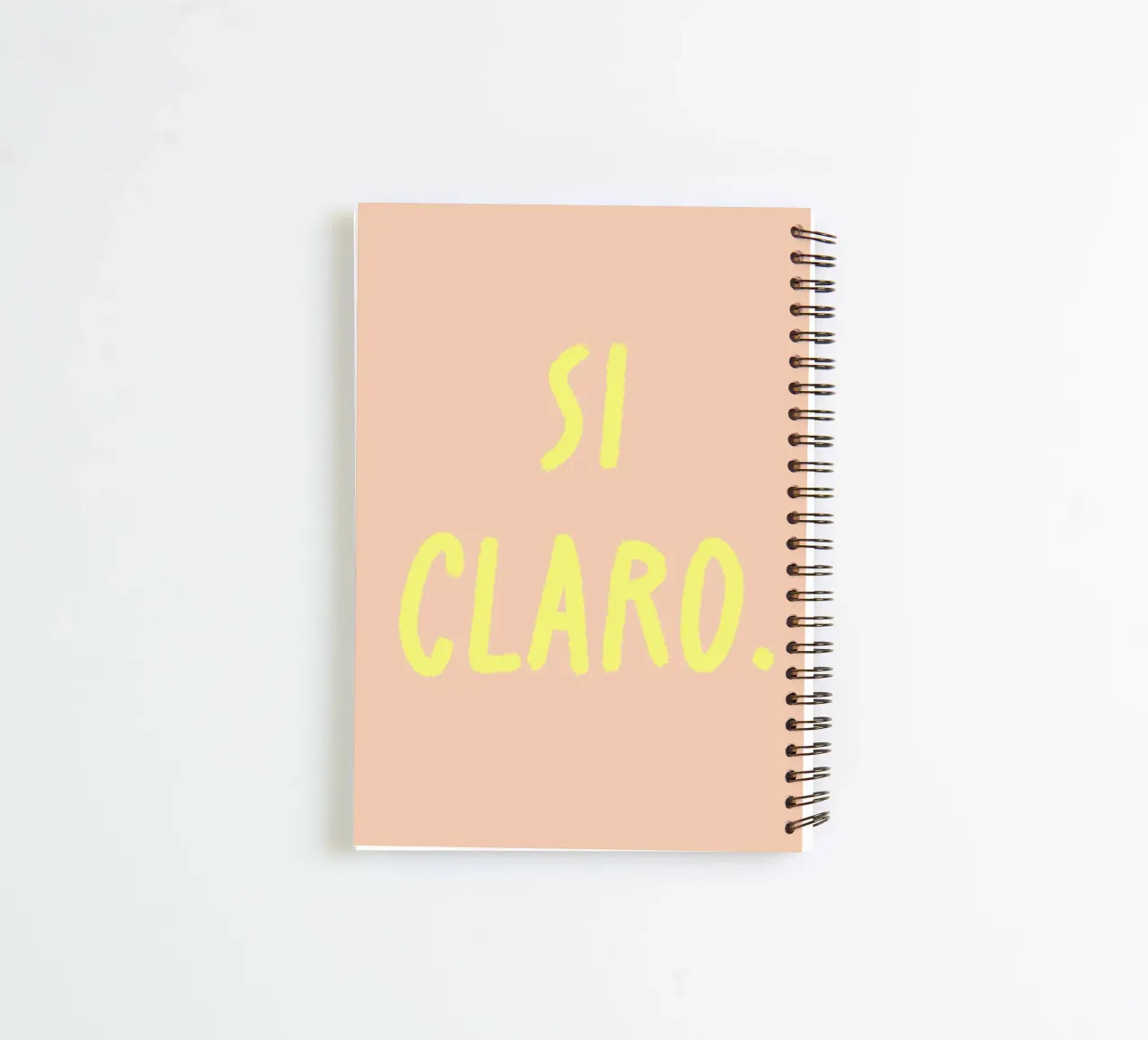 Si claro. spiral notebook by FRICKE DESIGN