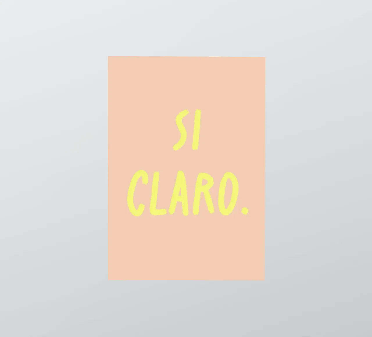 Si claro. Sticker von FRICKE DESIGN
