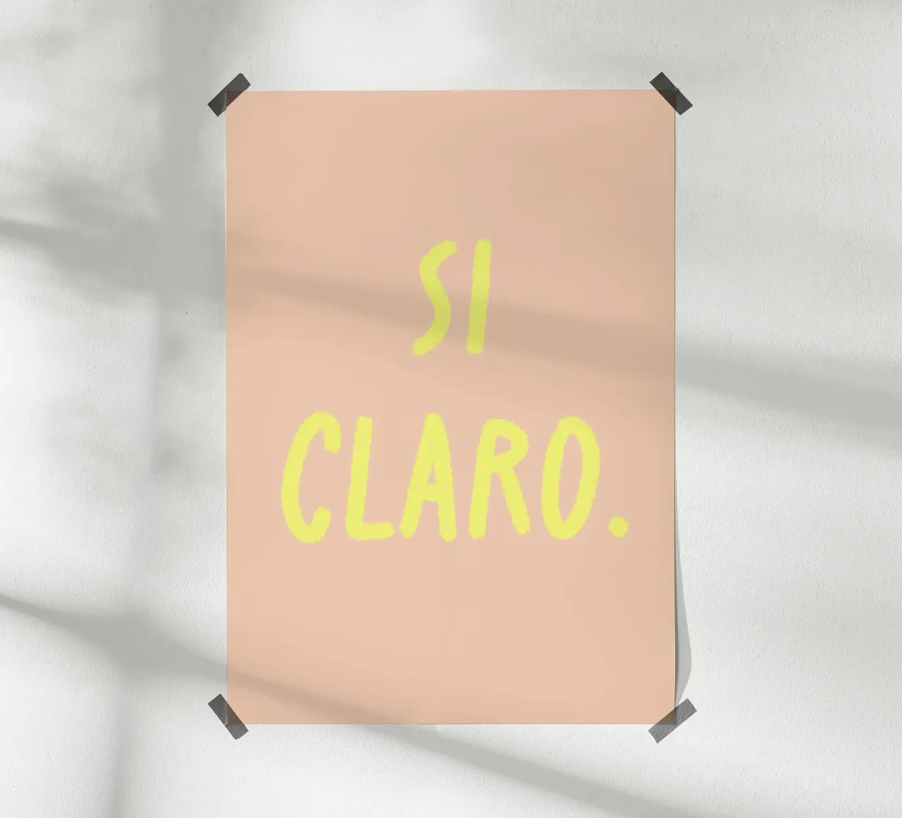si claro poster da FRICKE DESIGN