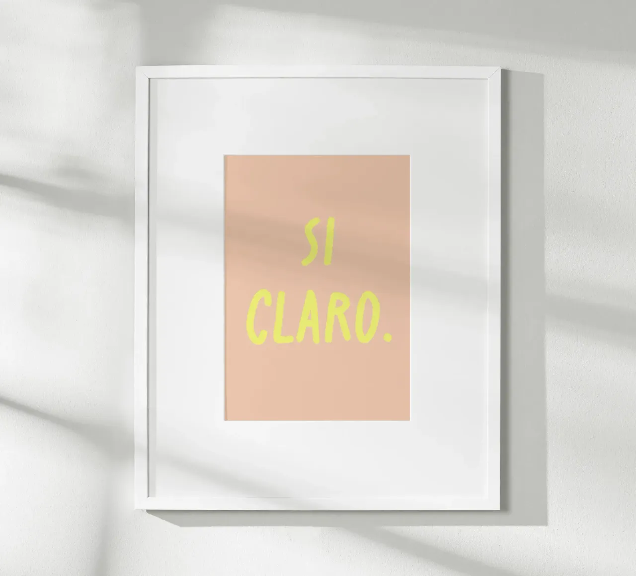 si claro poster da FRICKE DESIGN