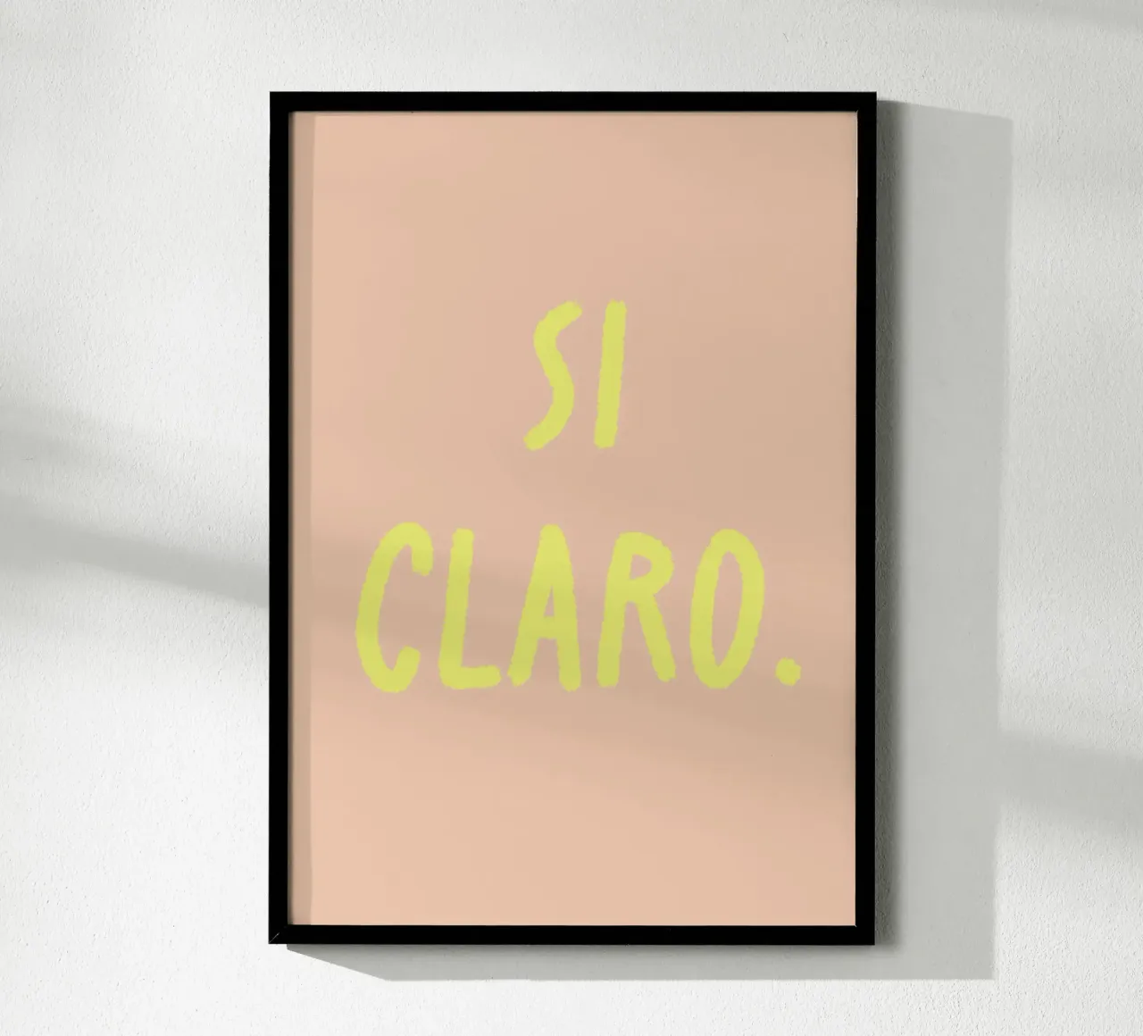 si claro poster da FRICKE DESIGN
