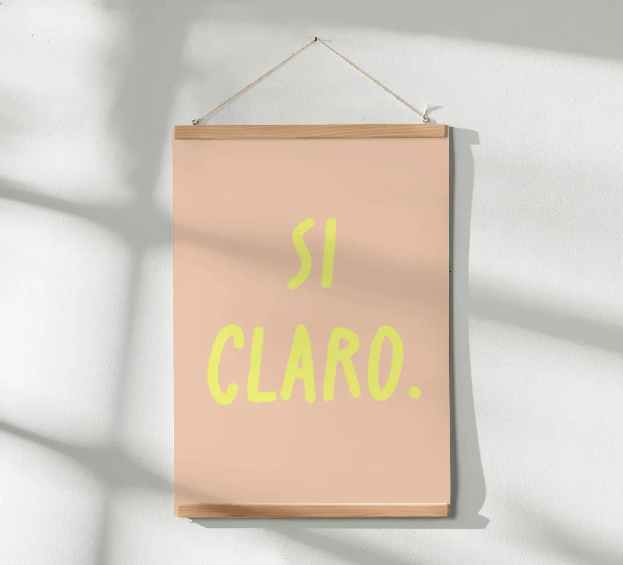 si claro poster da FRICKE DESIGN