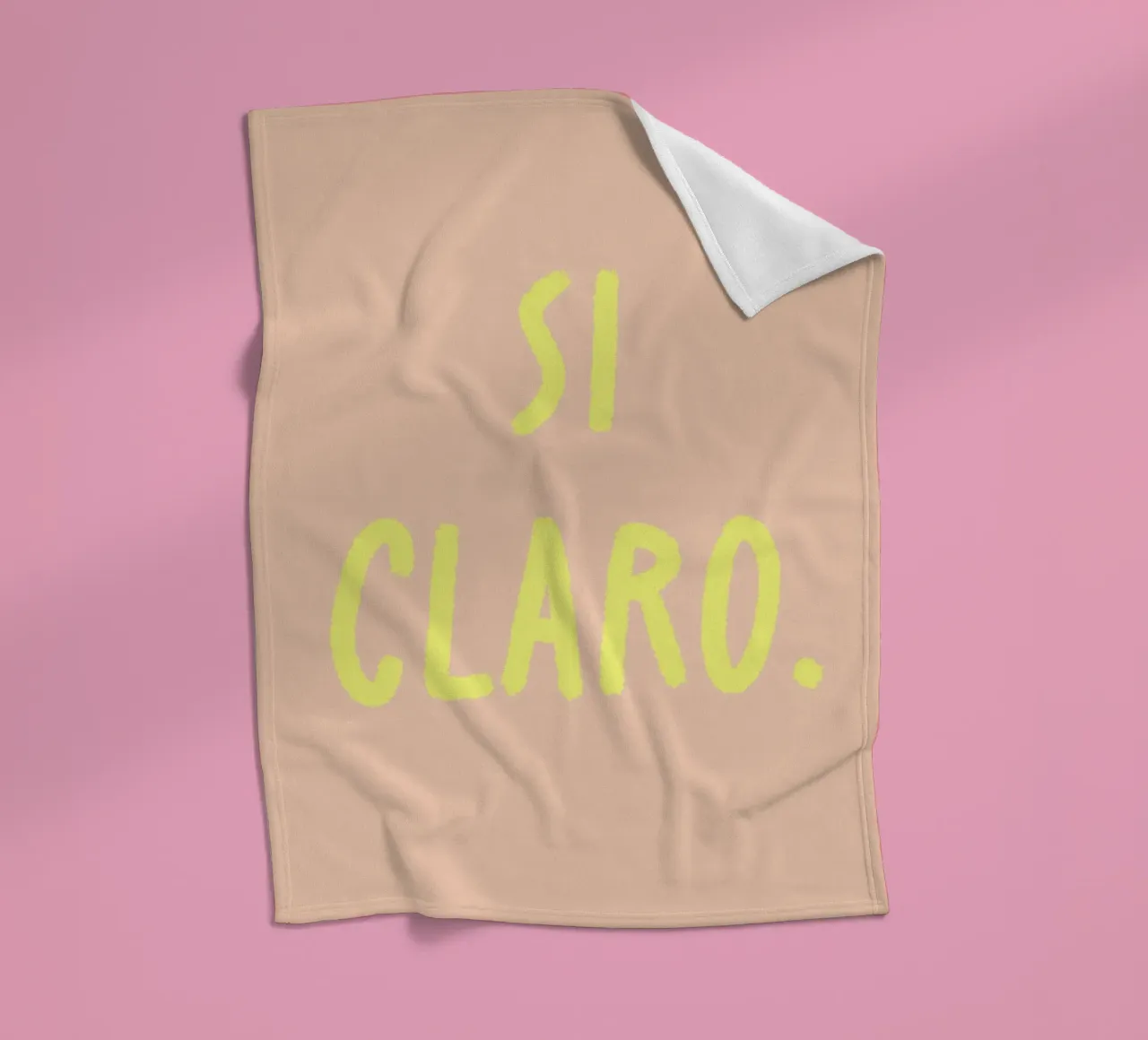 Si claro. coperta in pile da FRICKE DESIGN