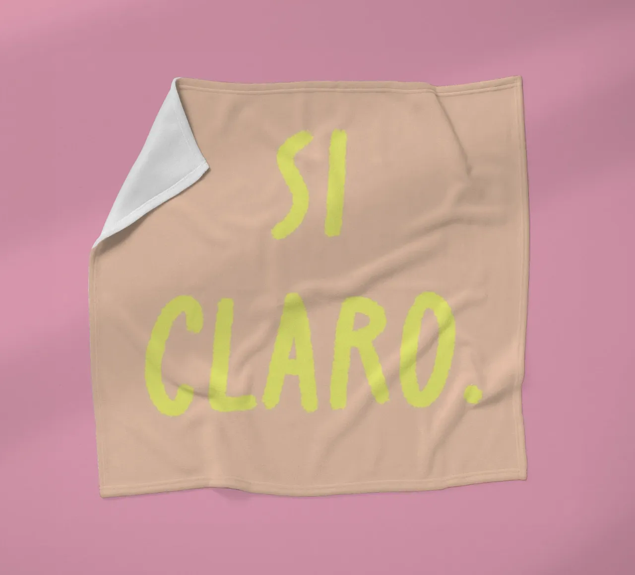 Si claro. coperta in pile da FRICKE DESIGN