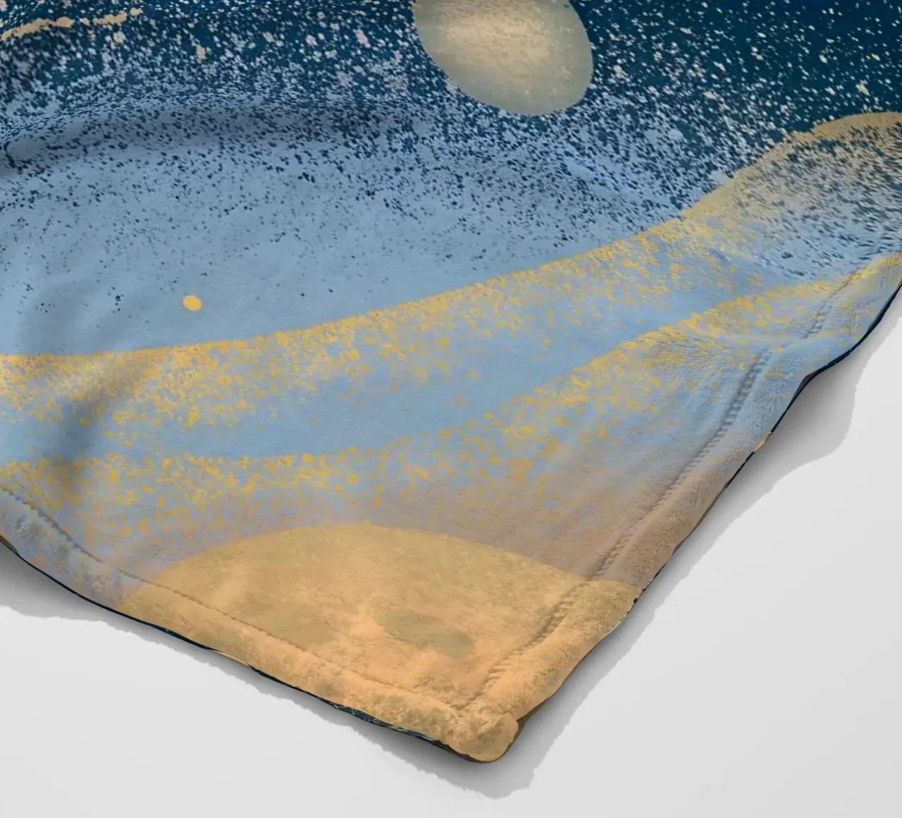 Outer Space Planets Fleecedecke von SOUL SHOP