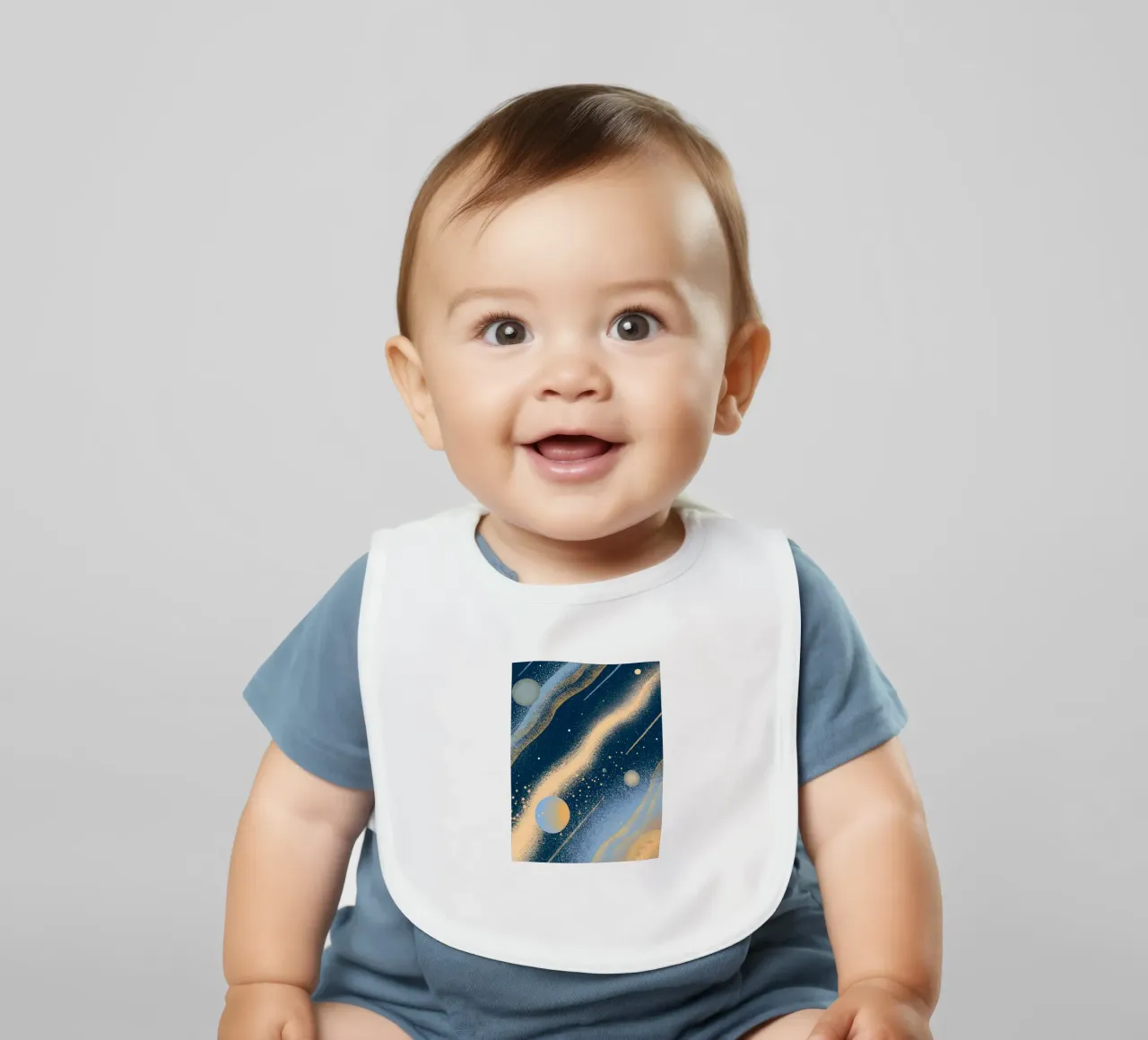 Outer Space Planets Babylätzchen von SOUL SHOP