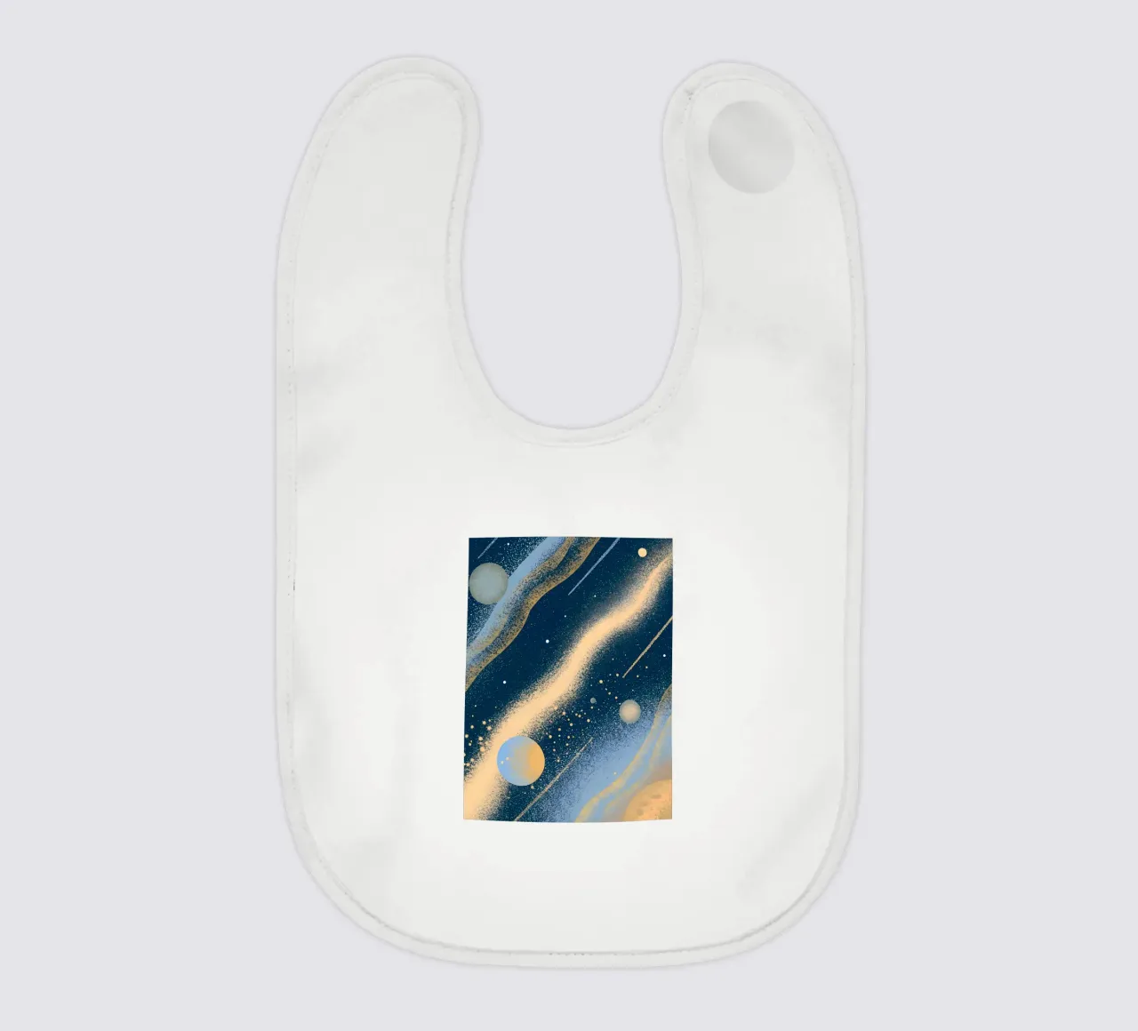Outer Space Planets Babylätzchen von SOUL SHOP